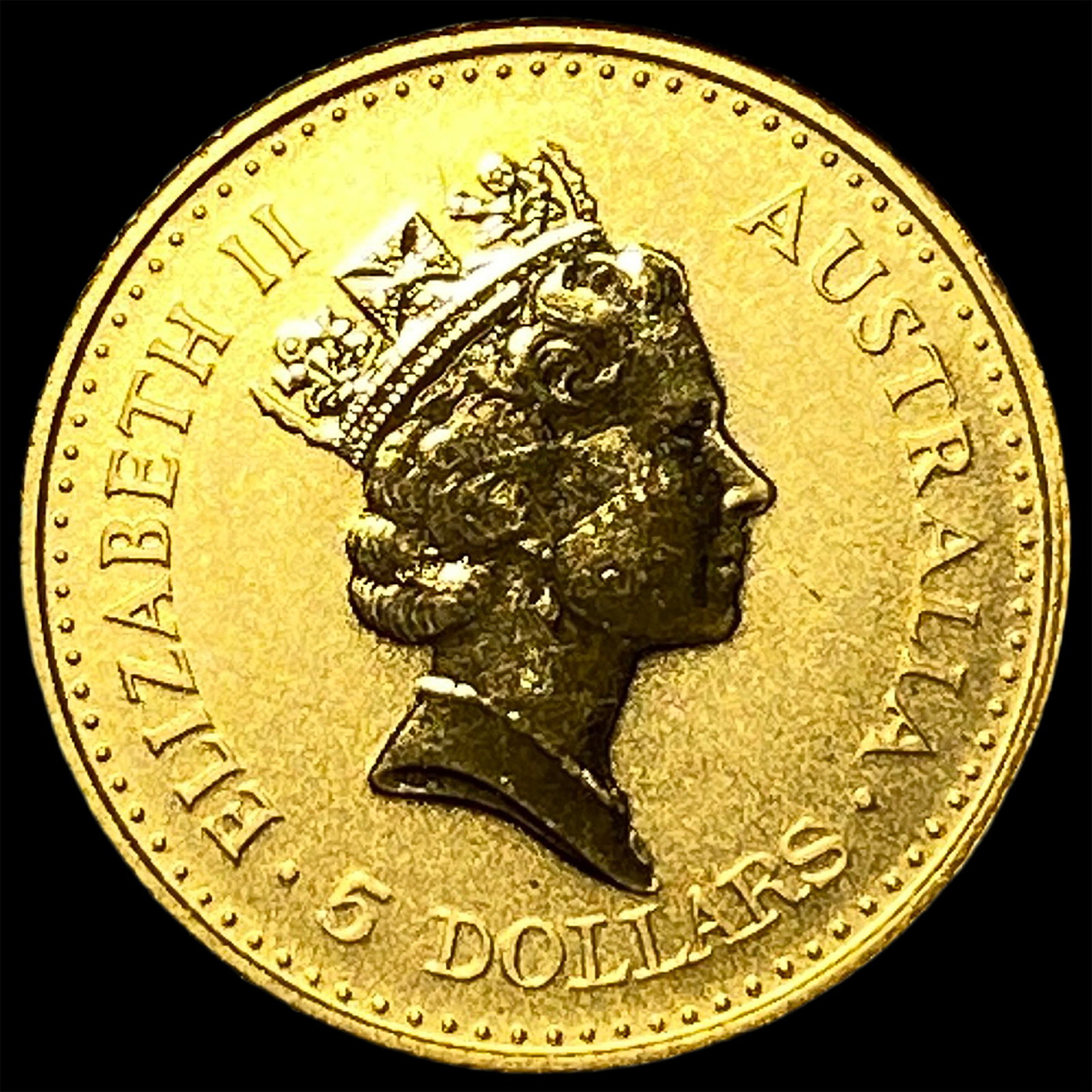 1990 Gold 1/20oz $5 Australian Nugget CHOICE PROOF: 1990 Gold 1/20oz $5 Australian Nugget CHOICE PROOF