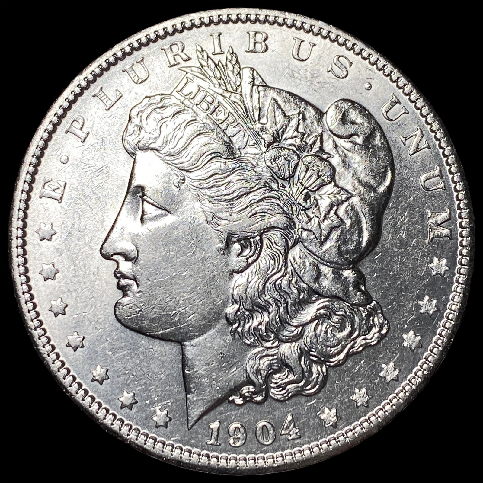 1904 Silver Morgan Dollar UNCIRCULATED: 1904 Silver Morgan Dollar UNCIRCULATED