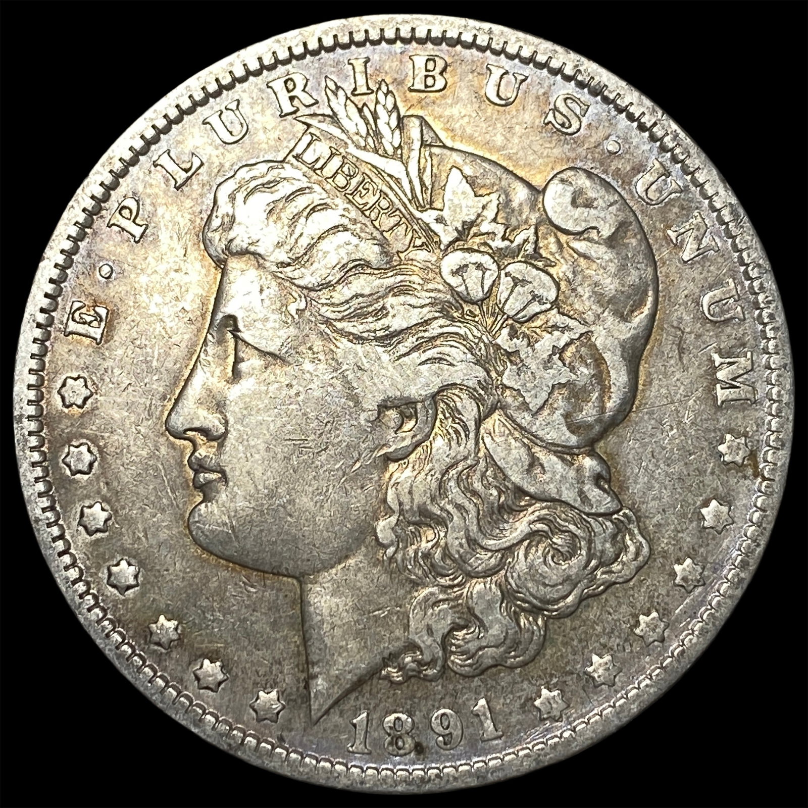 1891-O Silver Morgan Dollar NEARLY UNCIRCULATED: 1891-O Silver Morgan Dollar NEARLY UNCIRCULATED