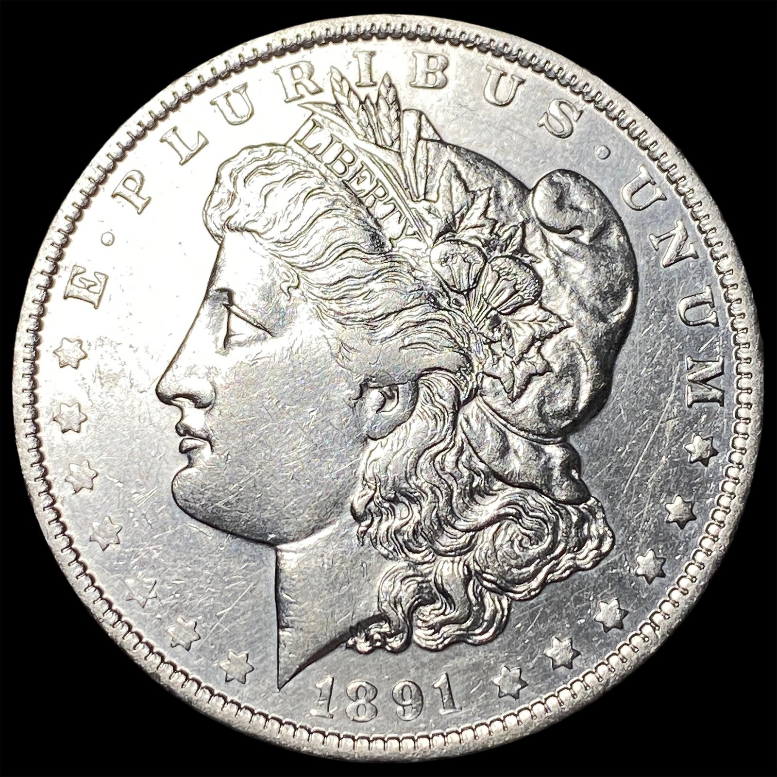 1891-O Silver Morgan Dollar CLOSELY UNCIRCULATED: 1891-O Silver Morgan Dollar CLOSELY UNCIRCULATED