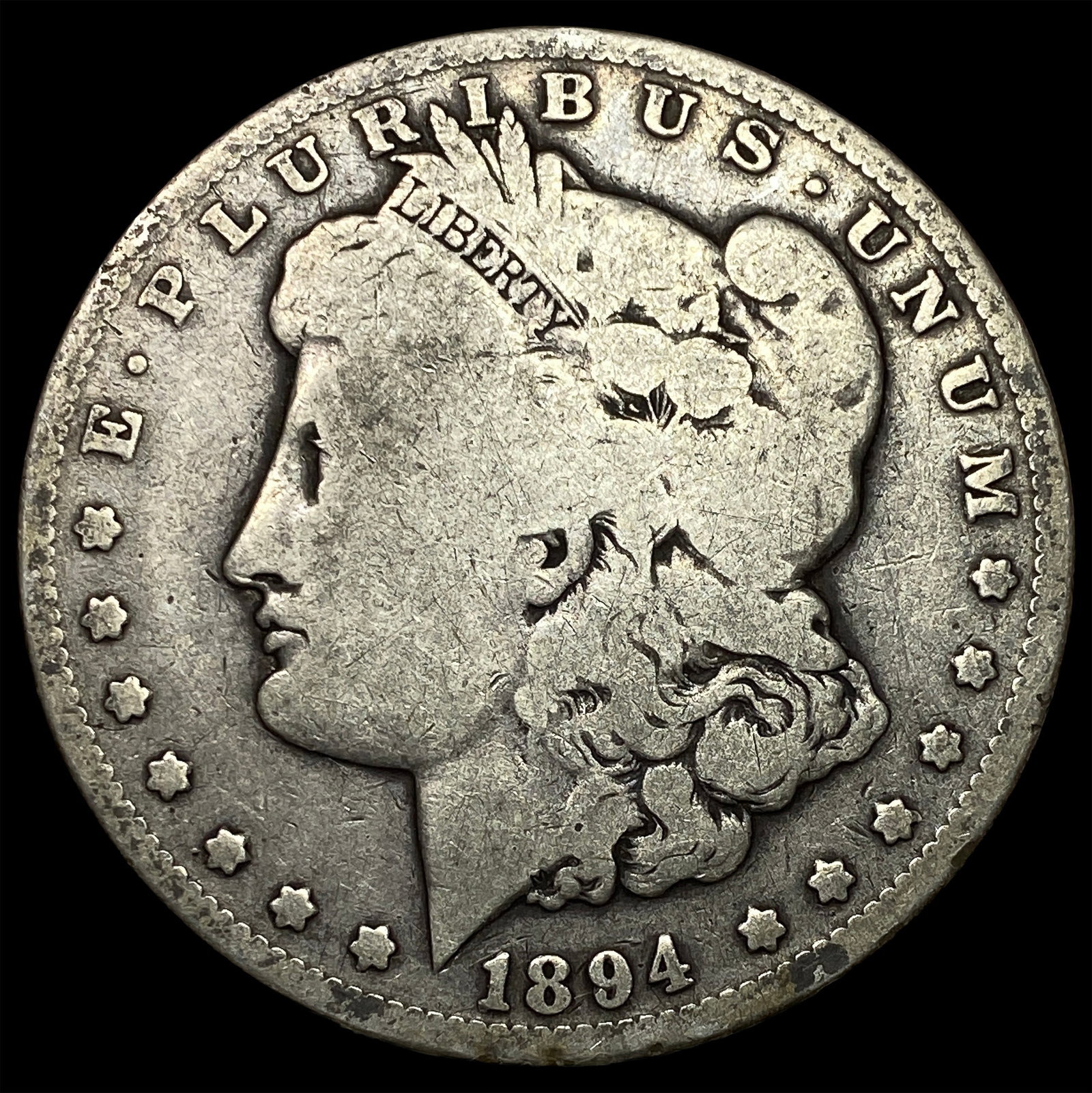 1894-O Silver Morgan Dollar NICELY CIRCULATED: 1894-O Silver Morgan Dollar NICELY CIRCULATED