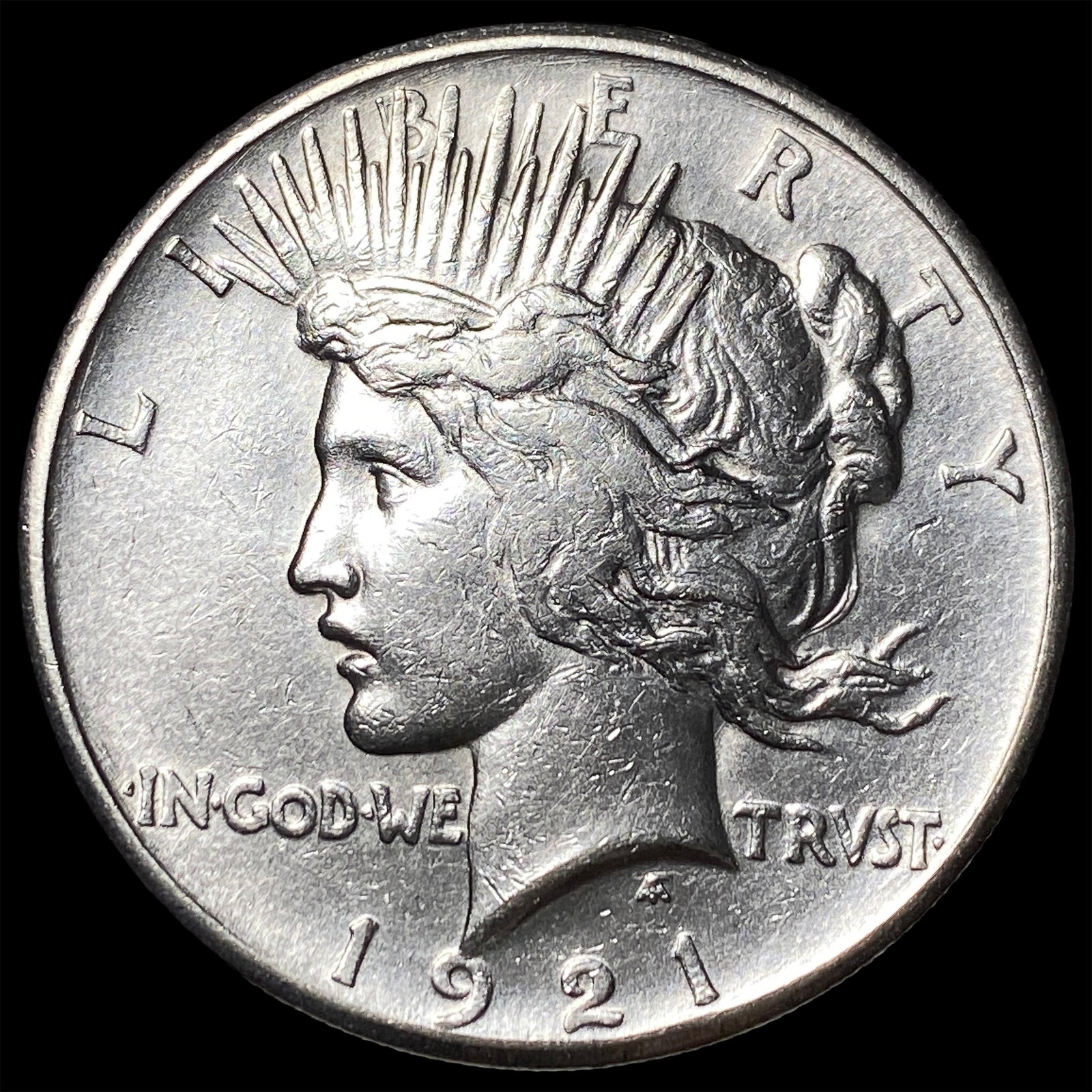 1921 Silver Peace Dollar CHOICE AU: 1921 Silver Peace Dollar CHOICE AU