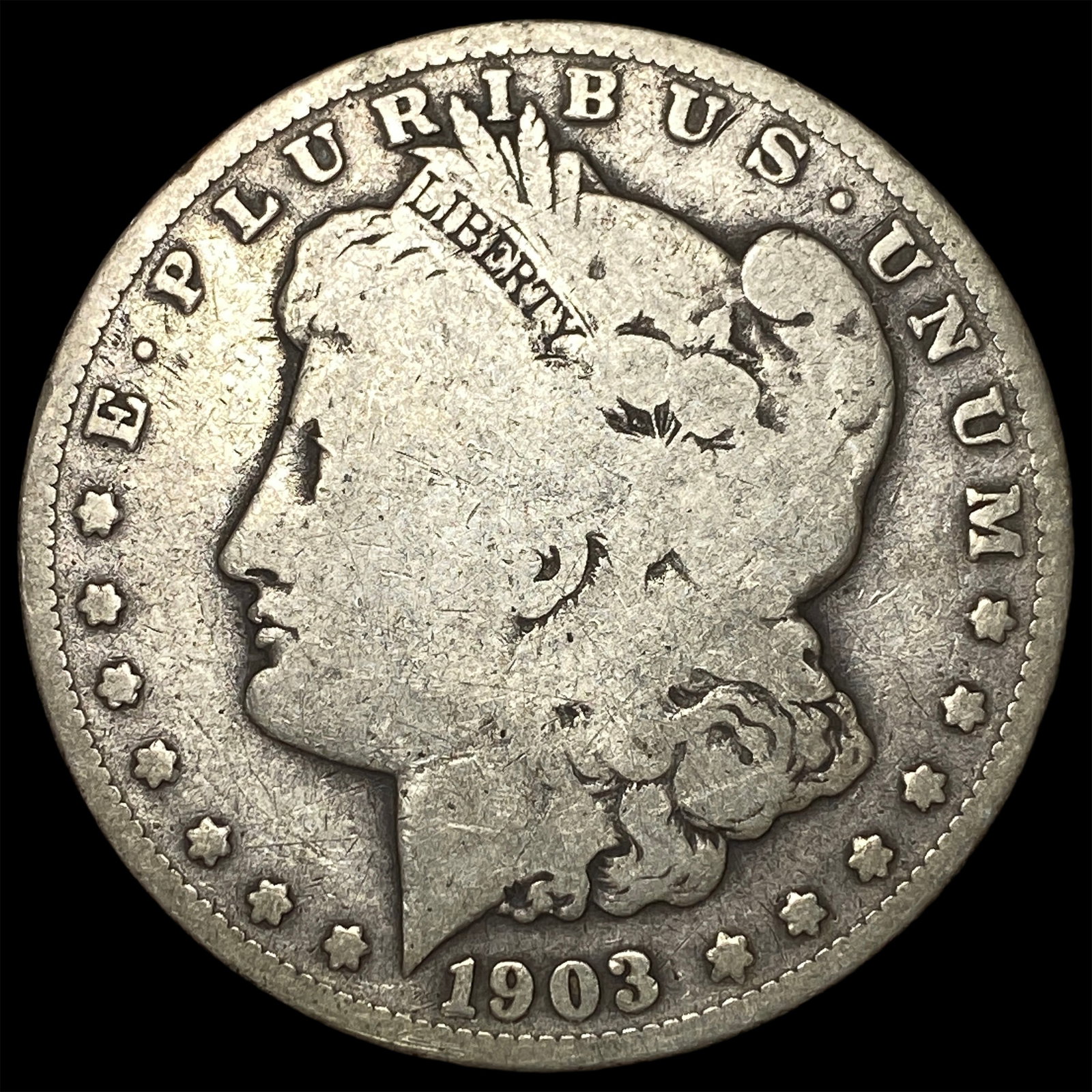 1903-S Silver Morgan Dollar NICELY CIRCULATED: 1903-S Silver Morgan Dollar NICELY CIRCULATED