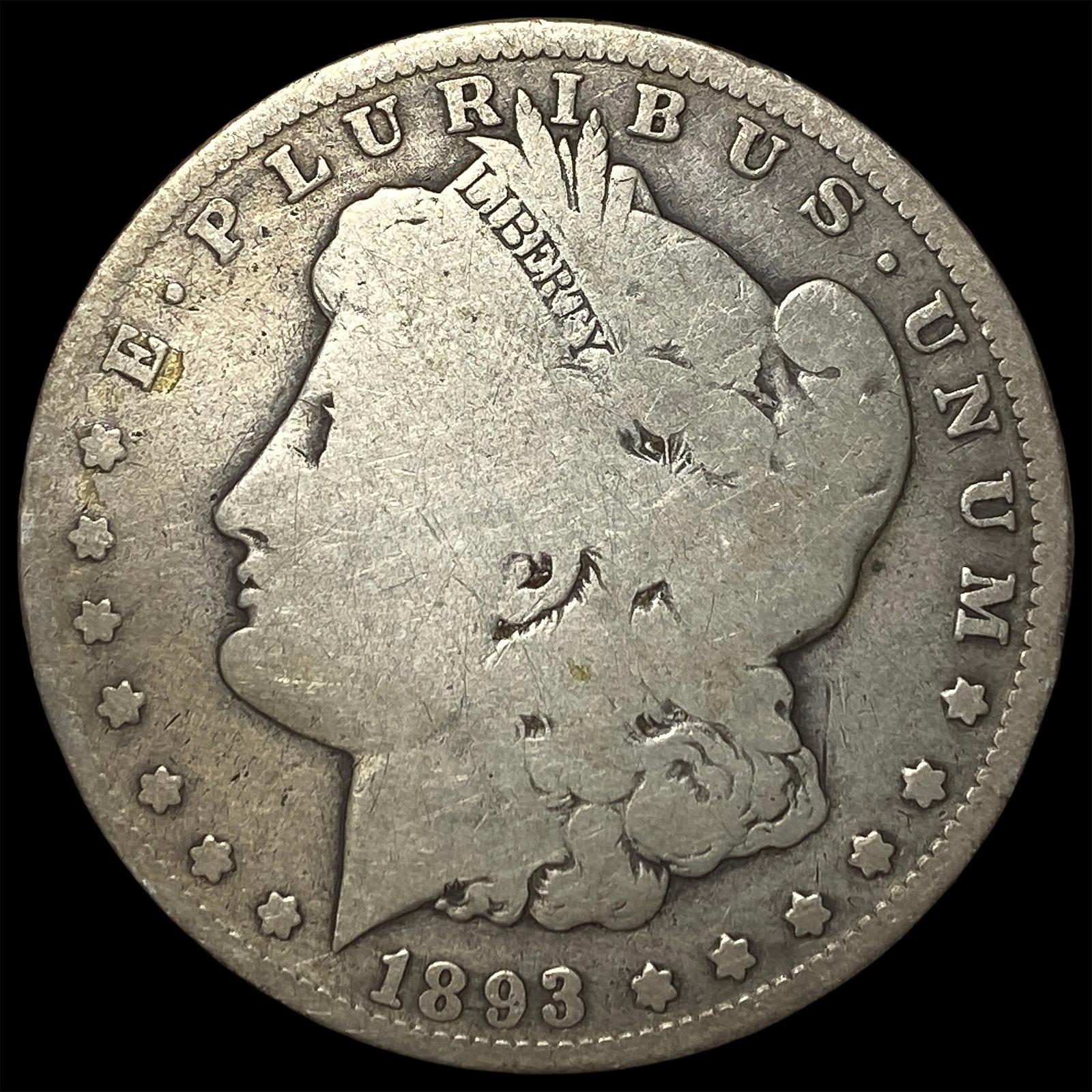 1893-O Silver Morgan Dollar LIGHTLY CIRCULATED: 1893-O Silver Morgan Dollar LIGHTLY CIRCULATED