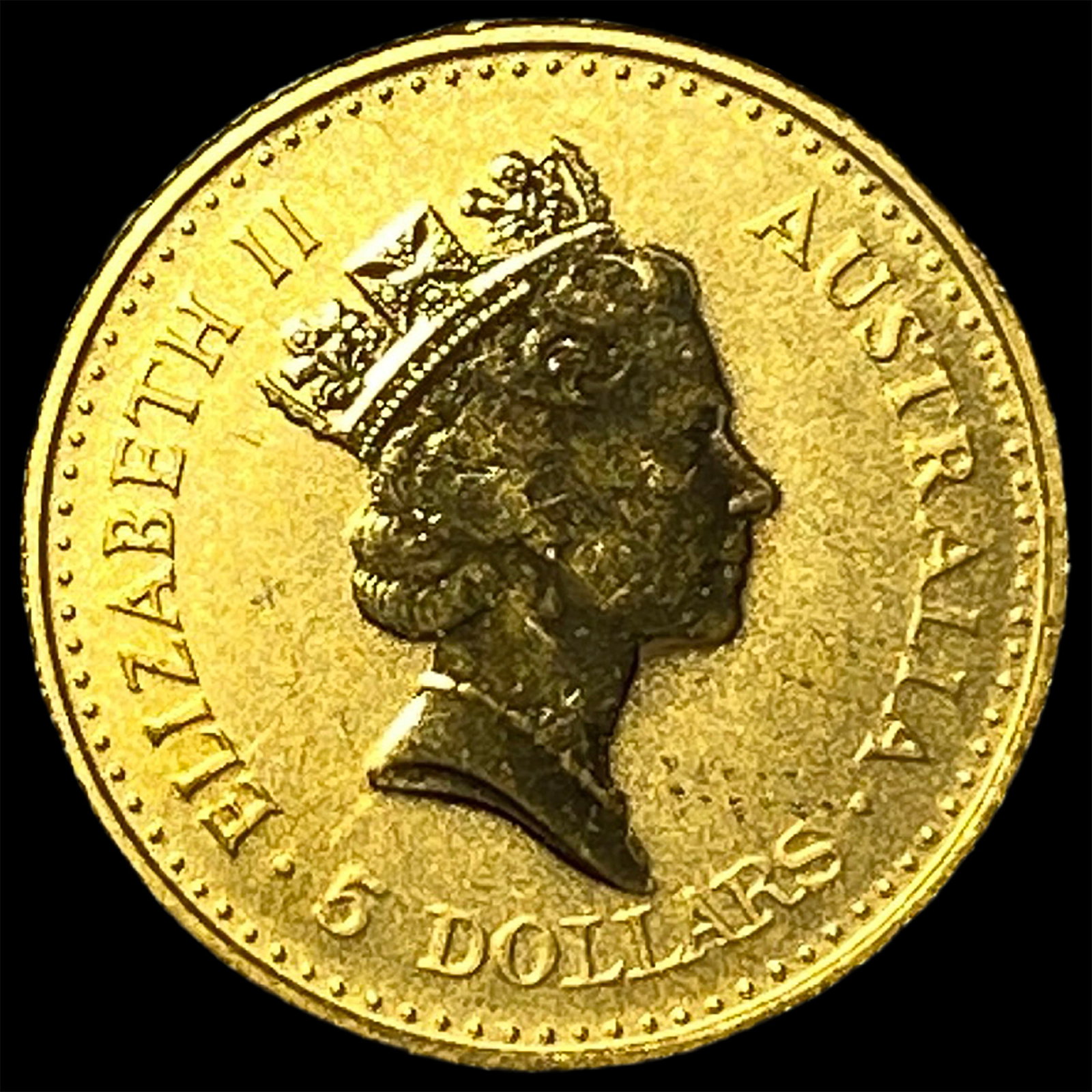 1990 Gold 1/20oz $5 Australian Nugget CHOICE PROOF: 1990 Gold 1/20oz $5 Australian Nugget CHOICE PROOF