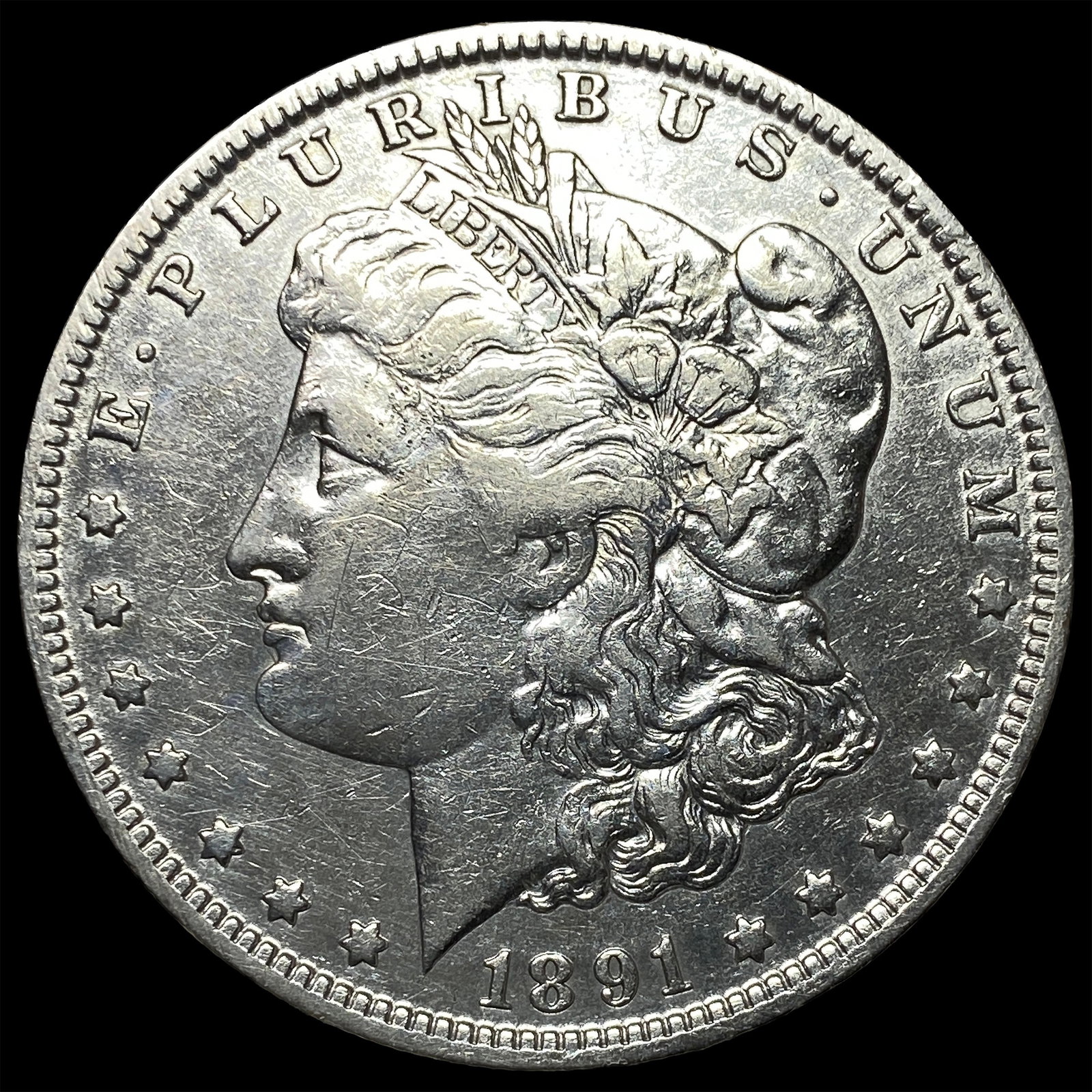 1891-O Silver Morgan Dollar ABOUT UNCIRCULATED: 1891-O Silver Morgan Dollar ABOUT UNCIRCULATED