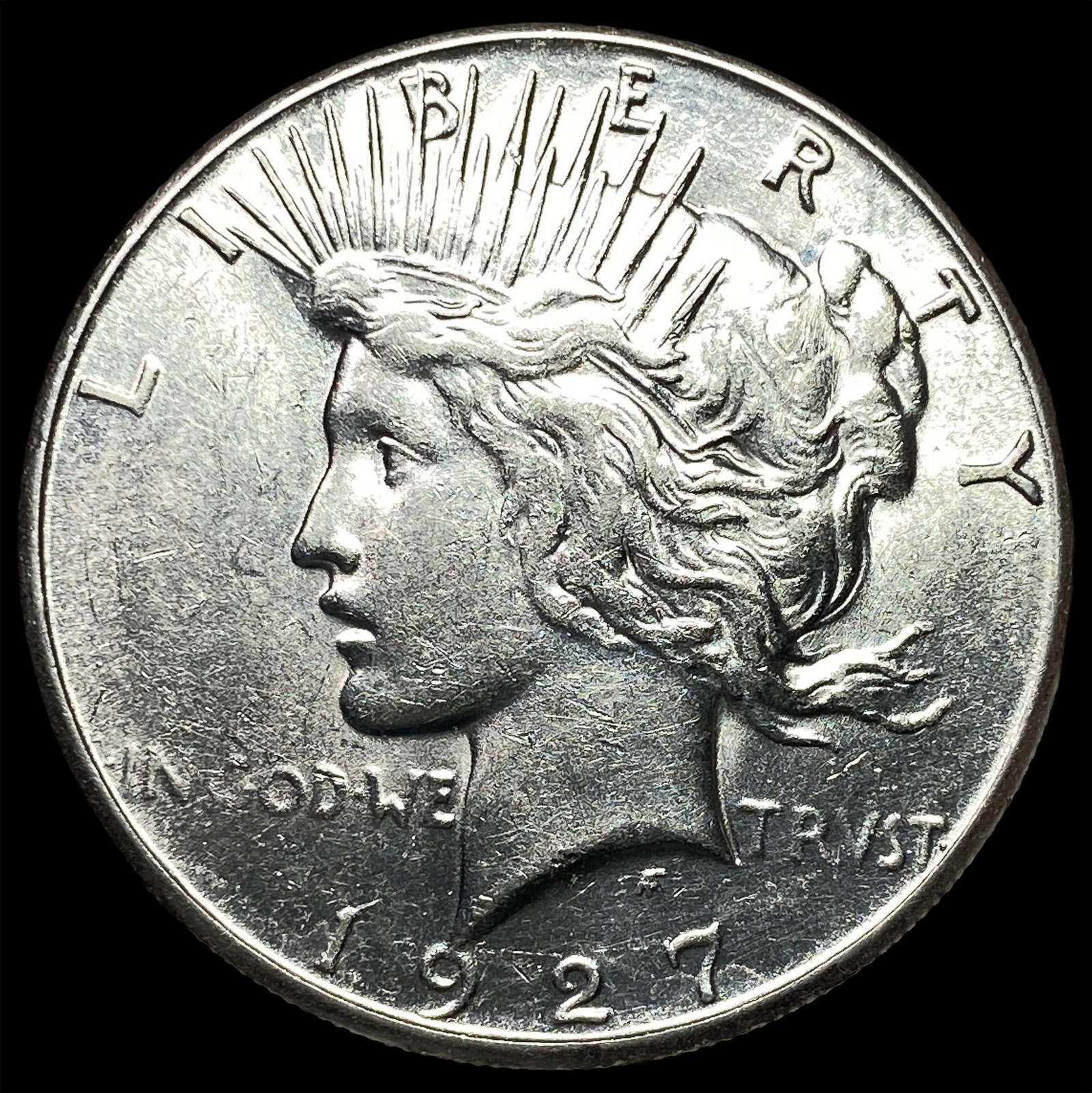 1927-S Silver Peace Dollar UNCIRCULATED (1 of 2)