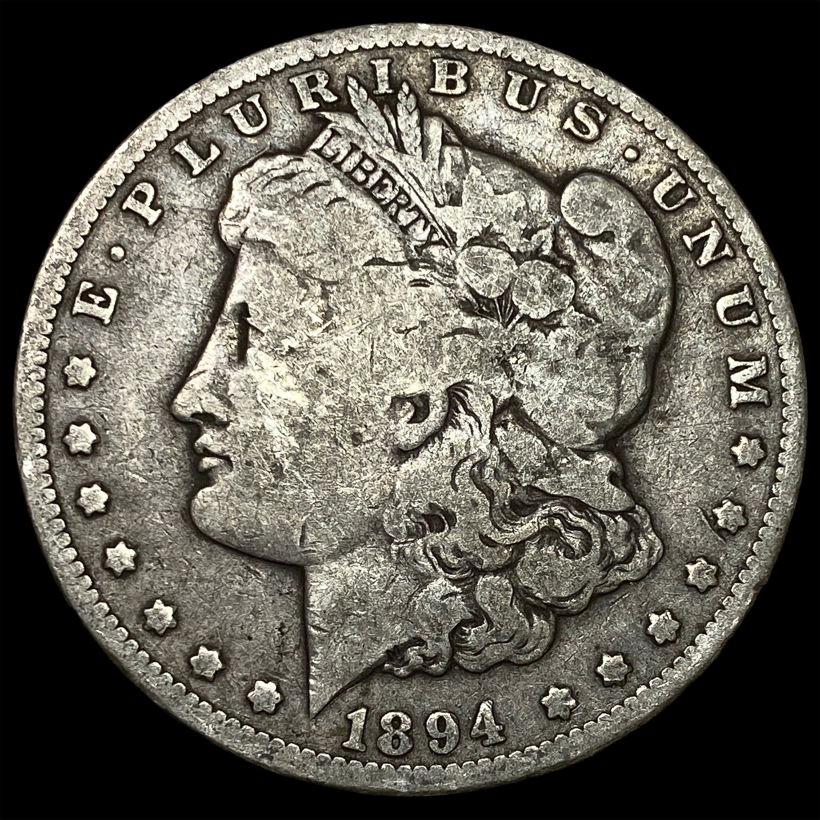1894-O Silver Morgan Dollar NICELY CIRCULATED: 1894-O Silver Morgan Dollar NICELY CIRCULATED