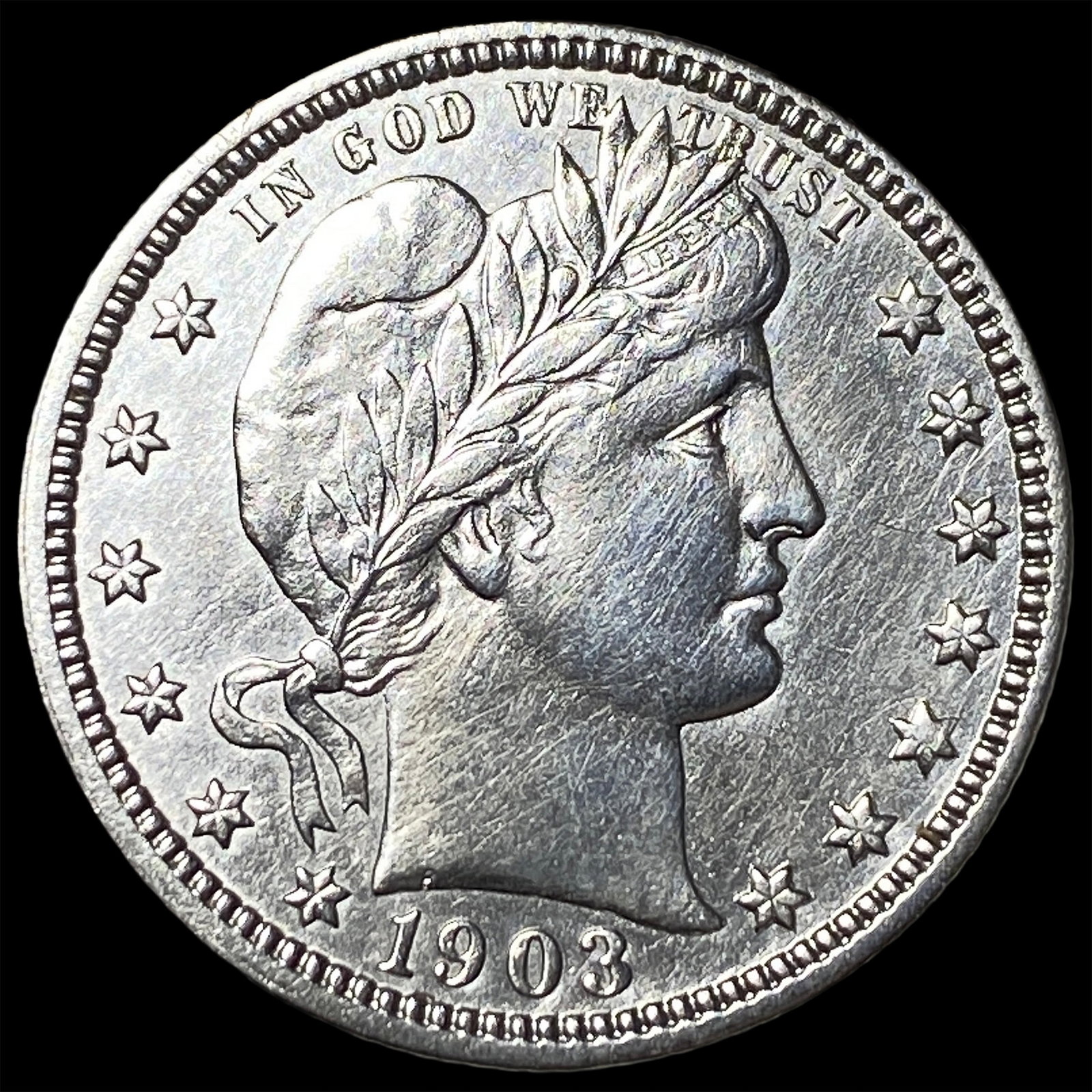 1903-O Silver Barber Quarter UNCIRCULATED: 1903-O Silver Barber Quarter UNCIRCULATED