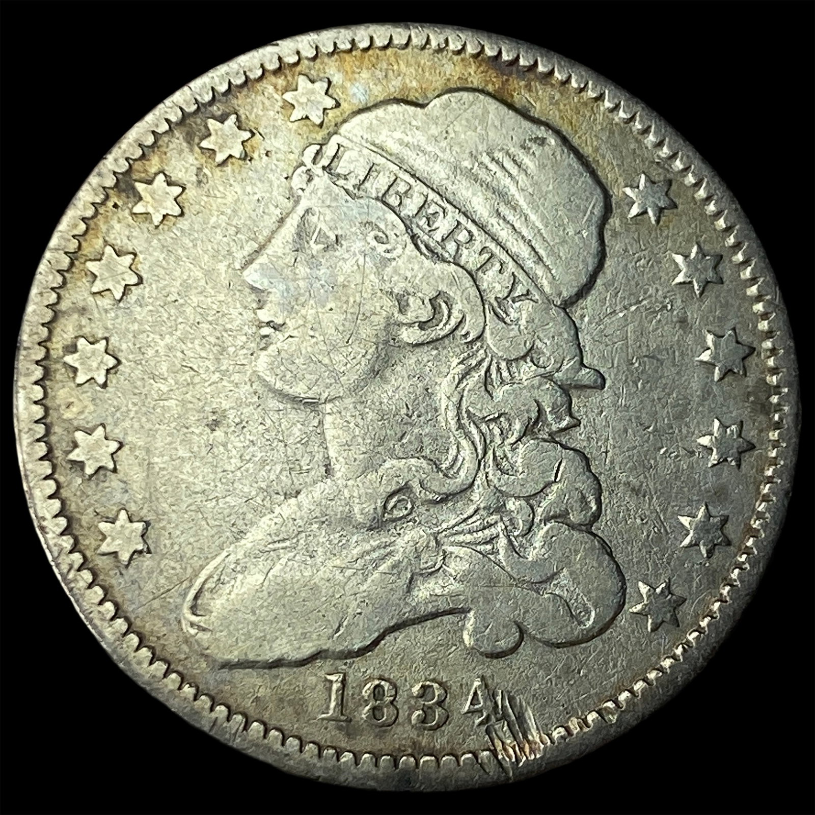 1834 Capped Bust Quarter UNCIRCULATED: 1834 Capped Bust Quarter UNCIRCULATED