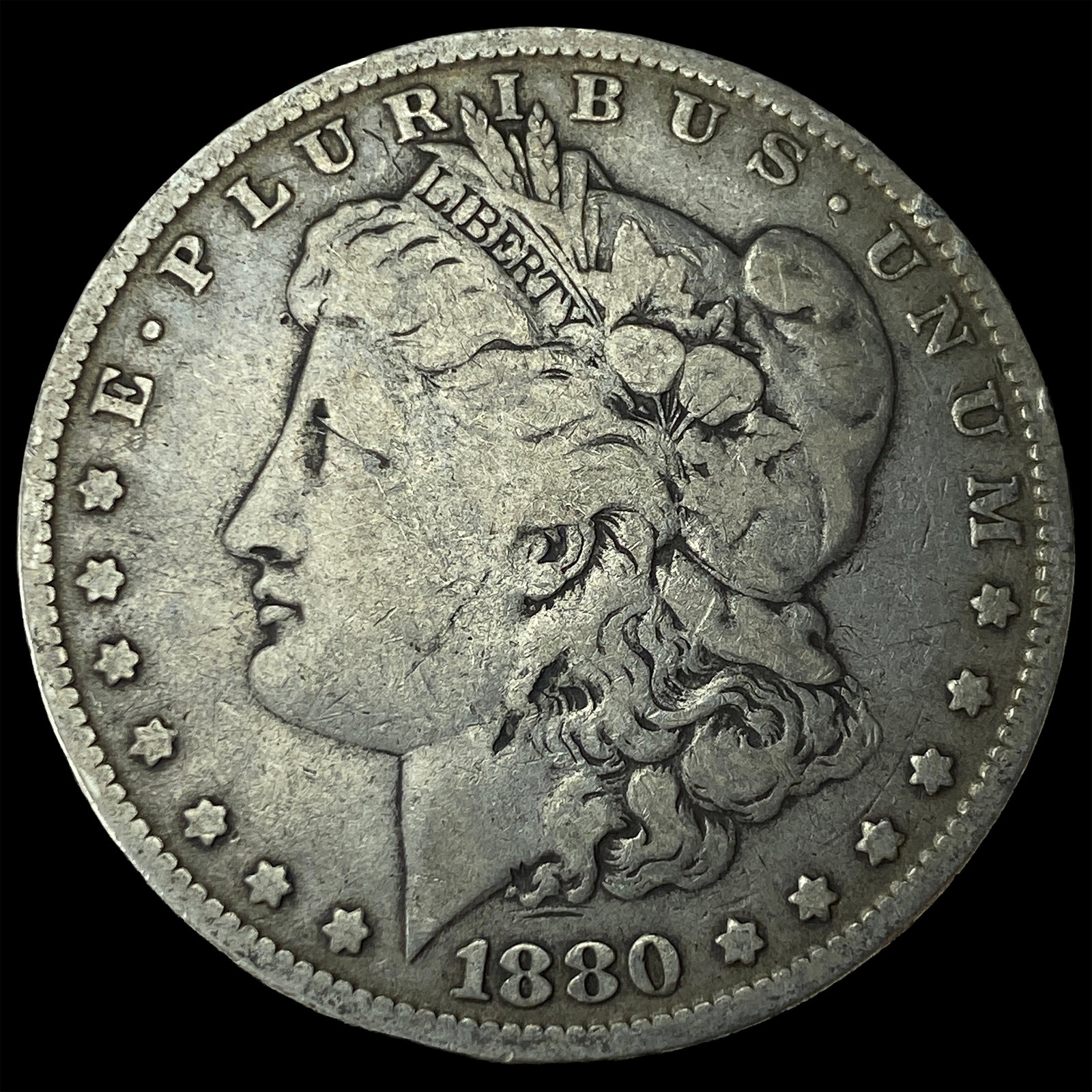 1880-O Silver Morgan Dollar LIGHTLY CIRCULATED: 1880-O Silver Morgan Dollar LIGHTLY CIRCULATED