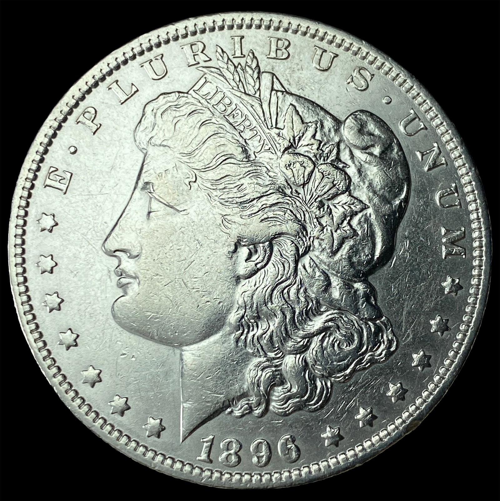 1896-O Silver Morgan Dollar GEM BU: 1896-O Silver Morgan Dollar GEM BU