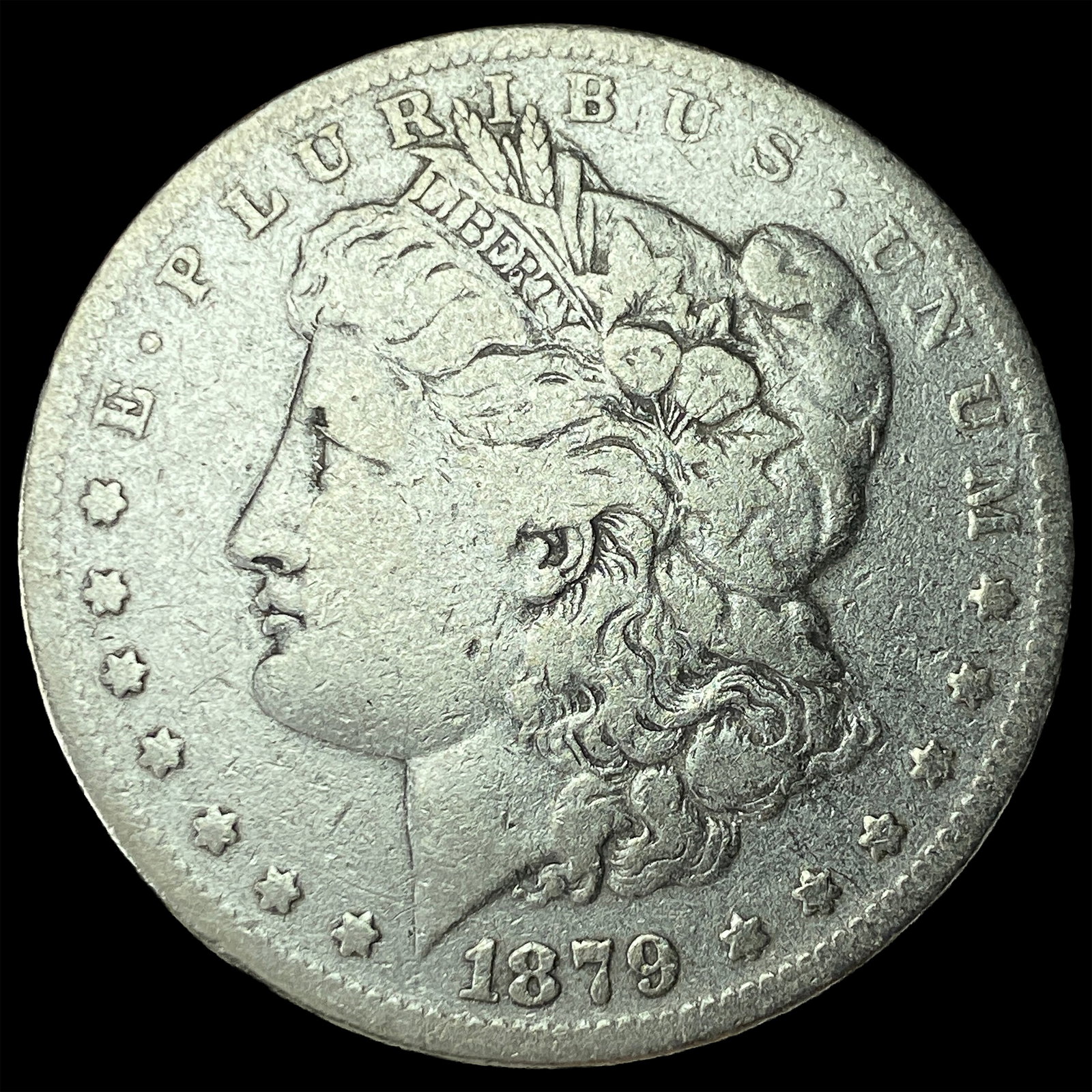 1879-S Silver Morgan Dollar NEARLY UNCIRCULATED: 1879-S Silver Morgan Dollar NEARLY UNCIRCULATED