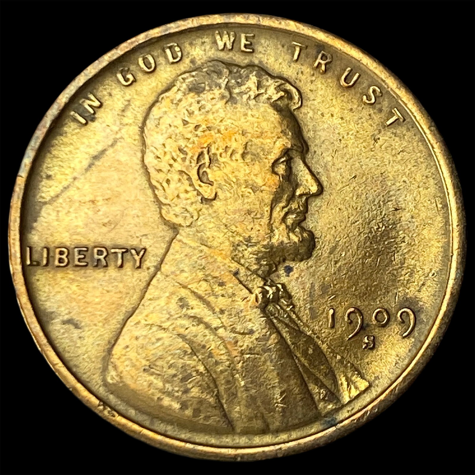 1909-S Lincoln Wheat Cent UNCIRCULATED: 1909-S Lincoln Wheat Cent UNCIRCULATED