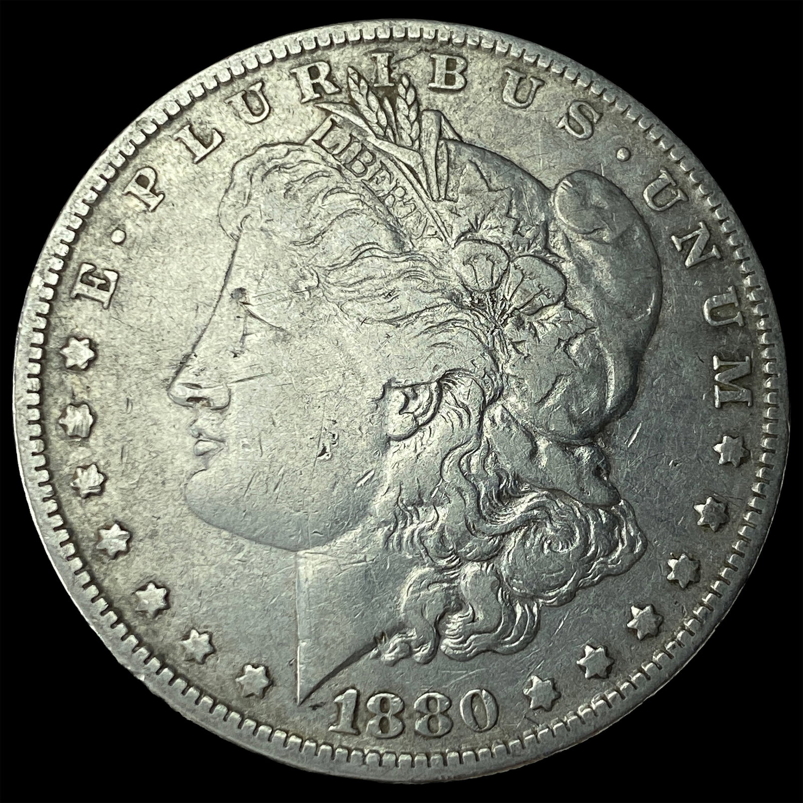 1880-O Silver Morgan Dollar NICELY CIRCULATED: 1880-O Silver Morgan Dollar NICELY CIRCULATED