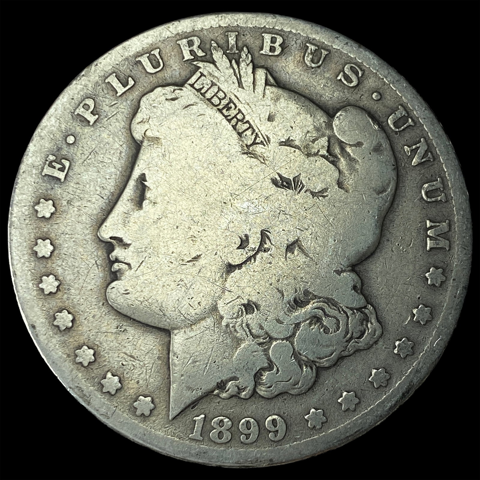 1899-S Silver Morgan Dollar CLOSELY UNCIRCULATED: 1899-S Silver Morgan Dollar CLOSELY UNCIRCULATED