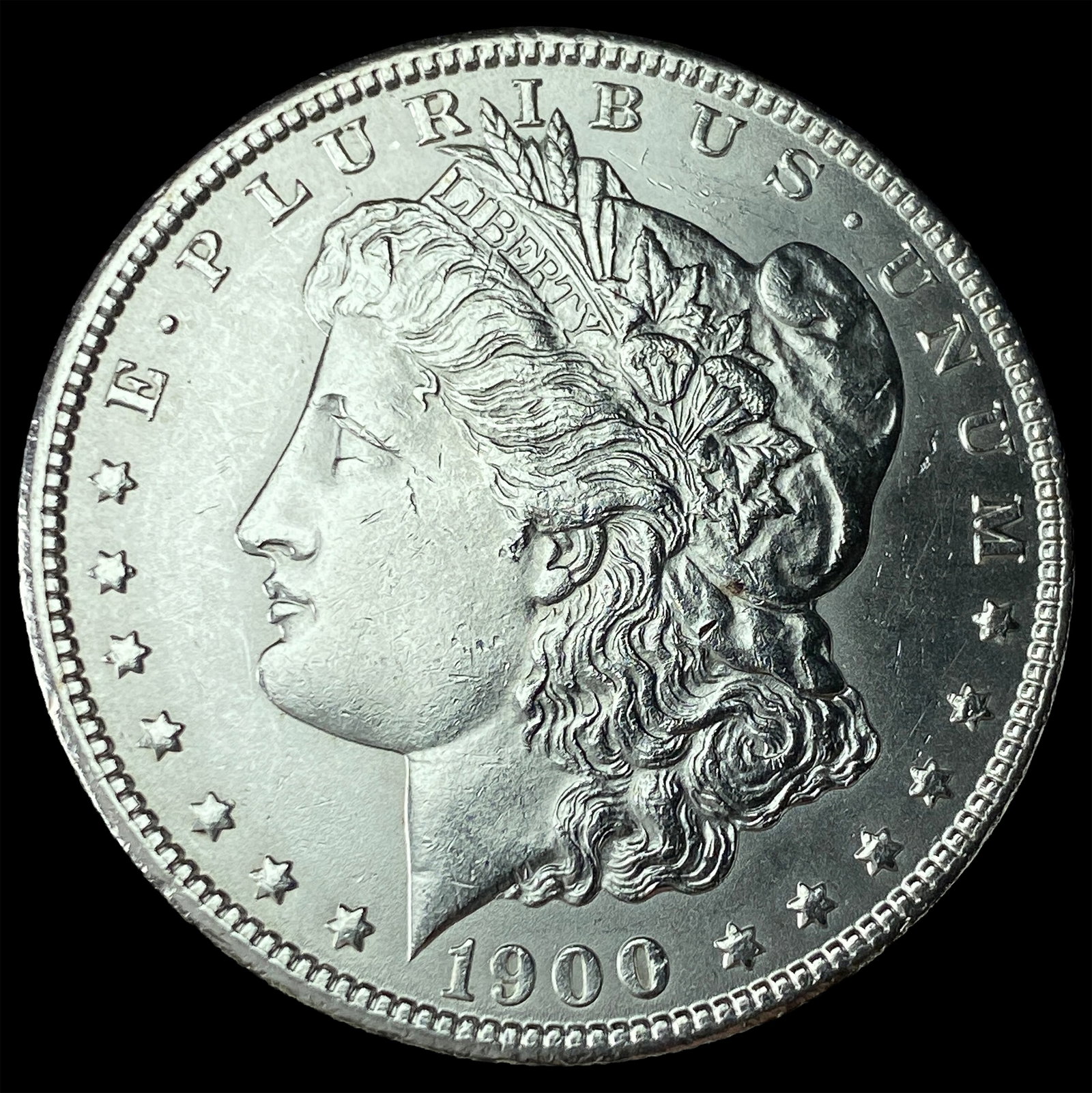 1900 Morgan Silver Dollar CLOSELY UNCIRCULATED: 1900 Morgan Silver Dollar CLOSELY UNCIRCULATED