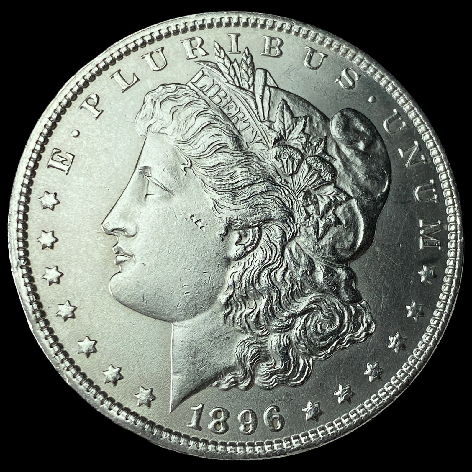 1896 Morgan Silver Dollar CHOICE AU: 1896 Morgan Silver Dollar CHOICE AU