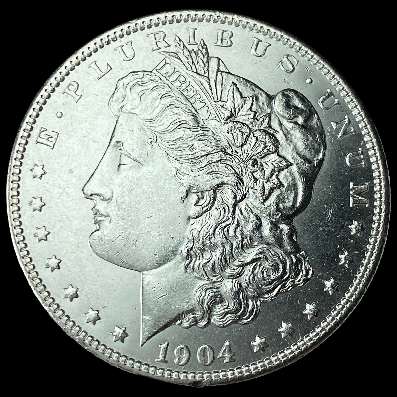 1904-O Silver Morgan Dollar CLOSELY UNCIRCULATED: 1904-O Silver Morgan Dollar CLOSELY UNCIRCULATED