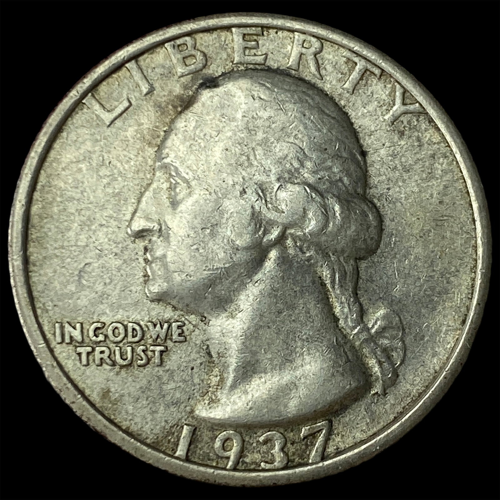 1937-S Silver Washington Quarter CHOICE BU: 1937-S Silver Washington Quarter CHOICE BU