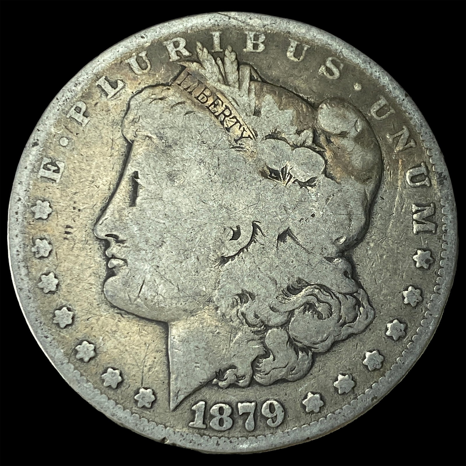 1879 Morgan Silver Dollar NEARLY UNCIRCULATED: 1879 Morgan Silver Dollar NEARLY UNCIRCULATED