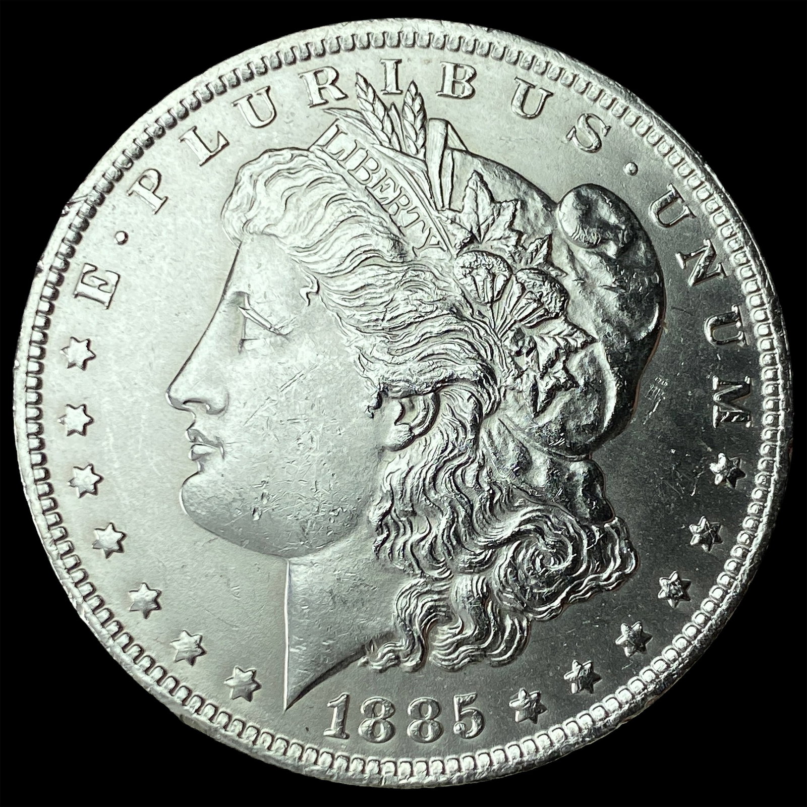 1885-O Silver Morgan Dollar NEARLY UNCIRCULATED: 1885-O Silver Morgan Dollar NEARLY UNCIRCULATED