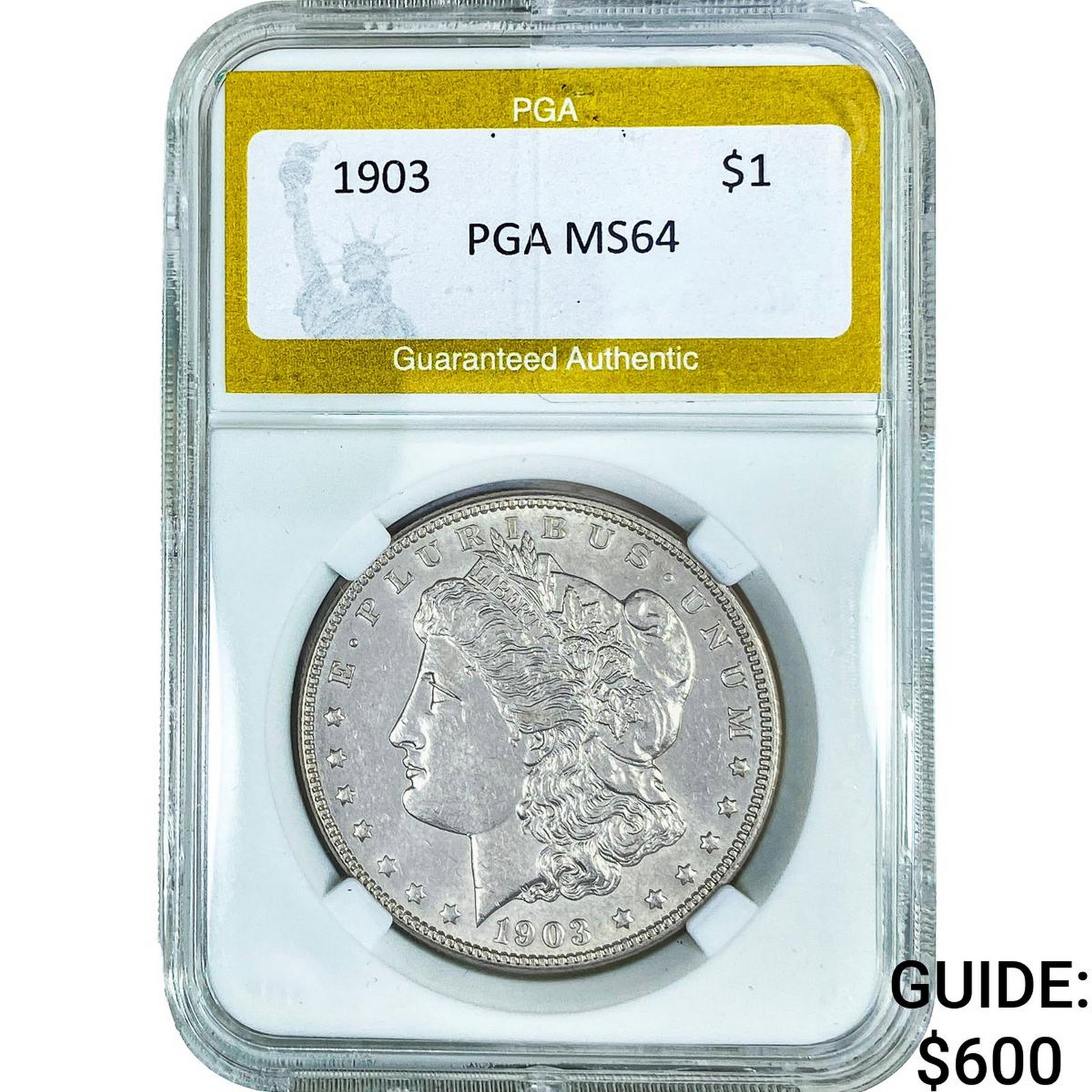 1903 Morgan Silver Dollar PGA MS64: 1903 Morgan Silver Dollar PGA MS64