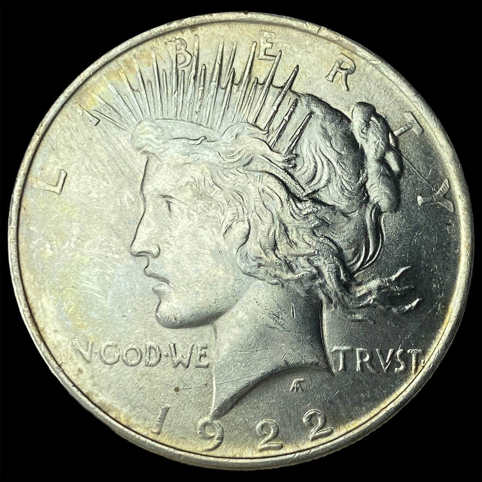 1922 Silver Peace Dollar CLOSELY UNCIRCULATED: 1922 Silver Peace Dollar CLOSELY UNCIRCULATED