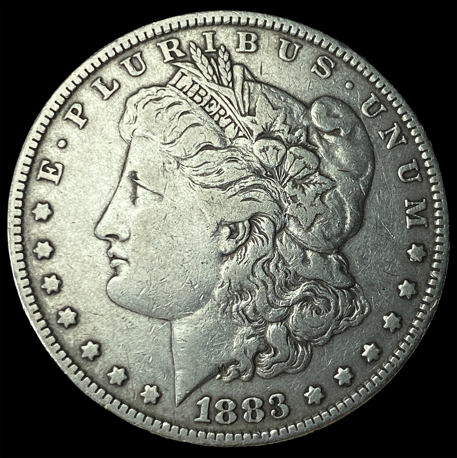 1883 Silver Morgan Dollar CHOICE AU: 1883 Silver Morgan Dollar CHOICE AU