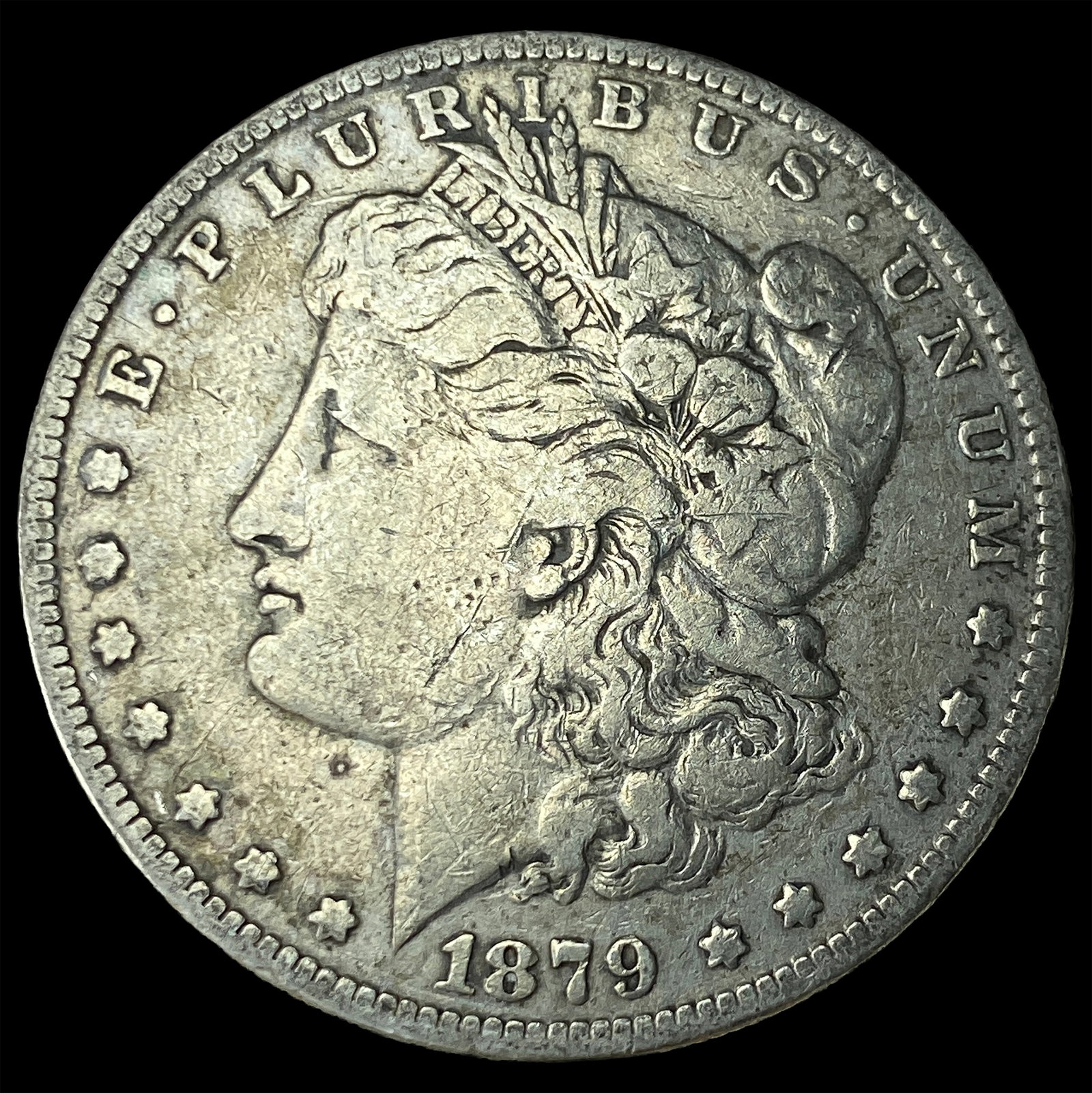 1879 Silver Morgan Dollar LIGHTLY CIRCULATED: 1879 Silver Morgan Dollar LIGHTLY CIRCULATED