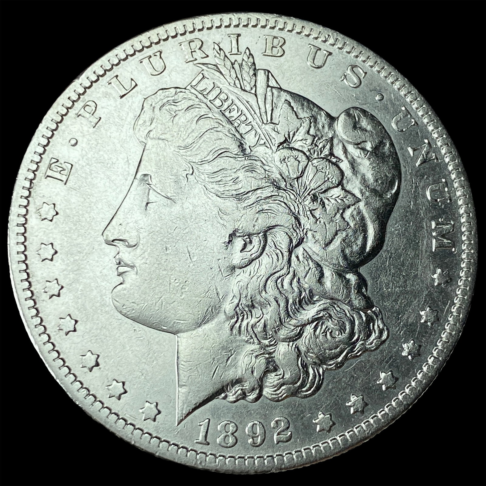 1892-S Silver Morgan Dollar LIGHTLY CIRCULATED: 1892-S Silver Morgan Dollar LIGHTLY CIRCULATED