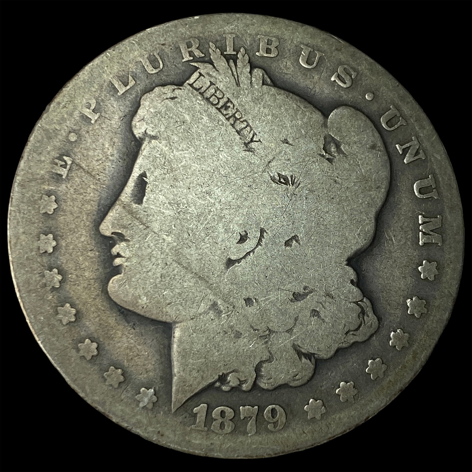 1879-CC Morgan Silver Dollar CLOSELY UNCIRCULATED: 1879-CC Morgan Silver Dollar CLOSELY UNCIRCULATED