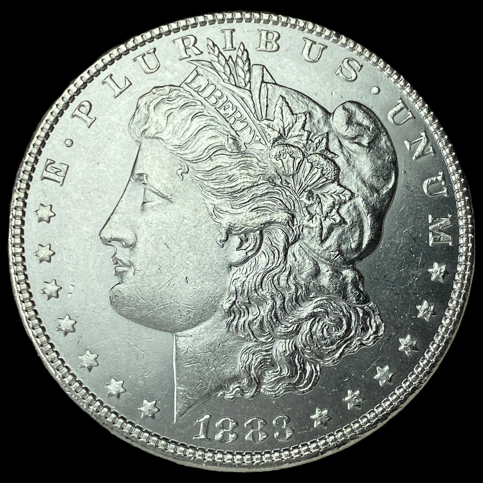 1883 Morgan Silver Dollar CHOICE AU (1 of 2)