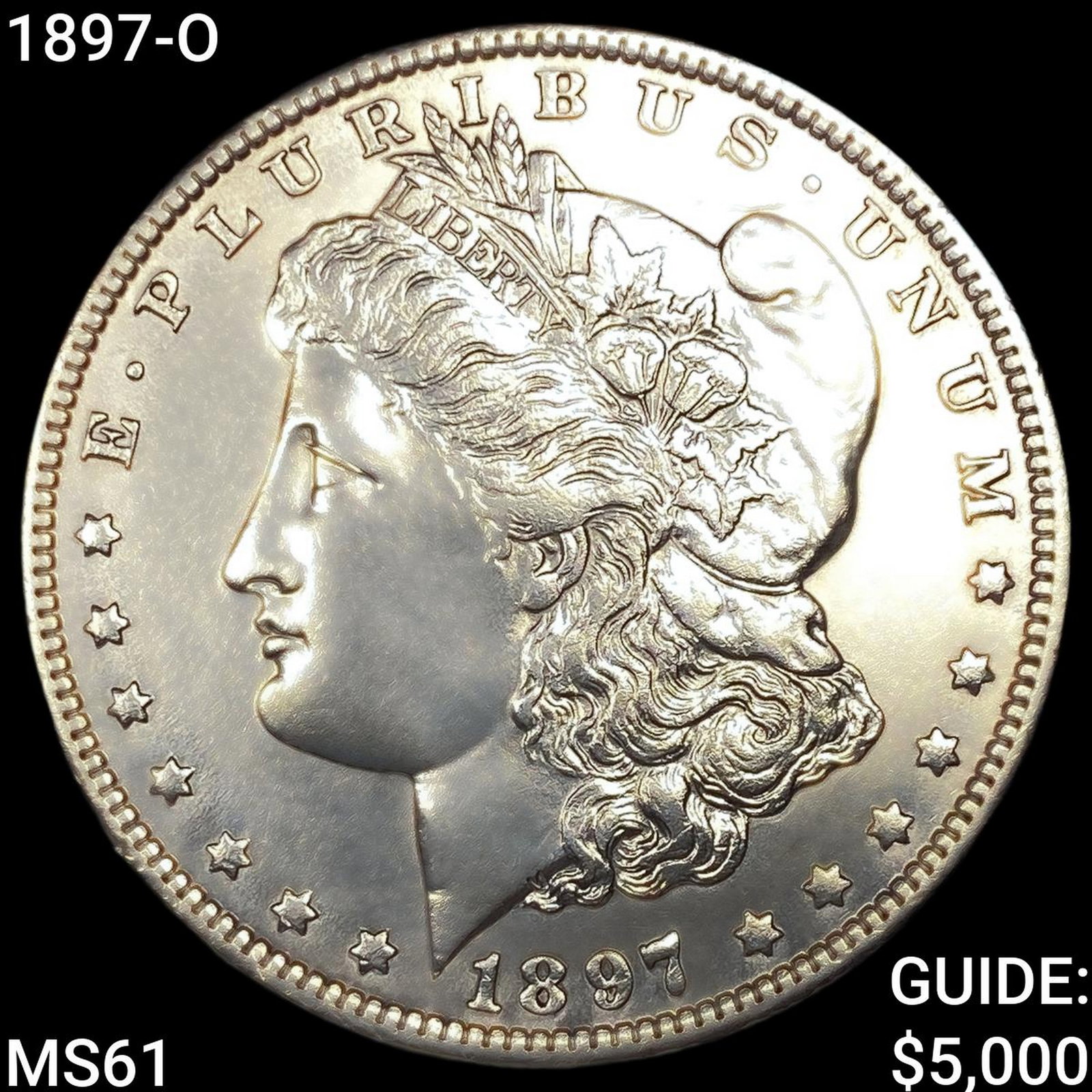 1897-O Morgan Silver Dollar: 1897-O Morgan Silver Dollar
