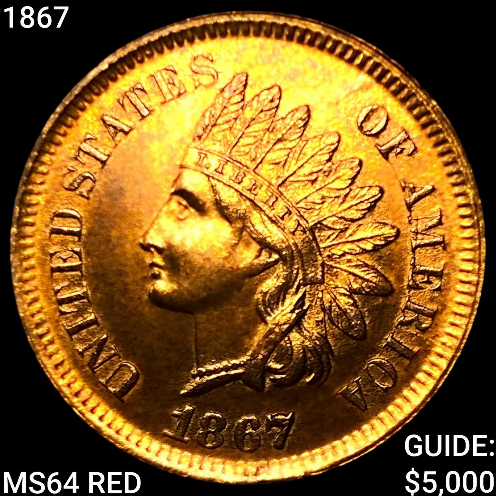 1867 Indian Head Cent: 1867 Indian Head Cent