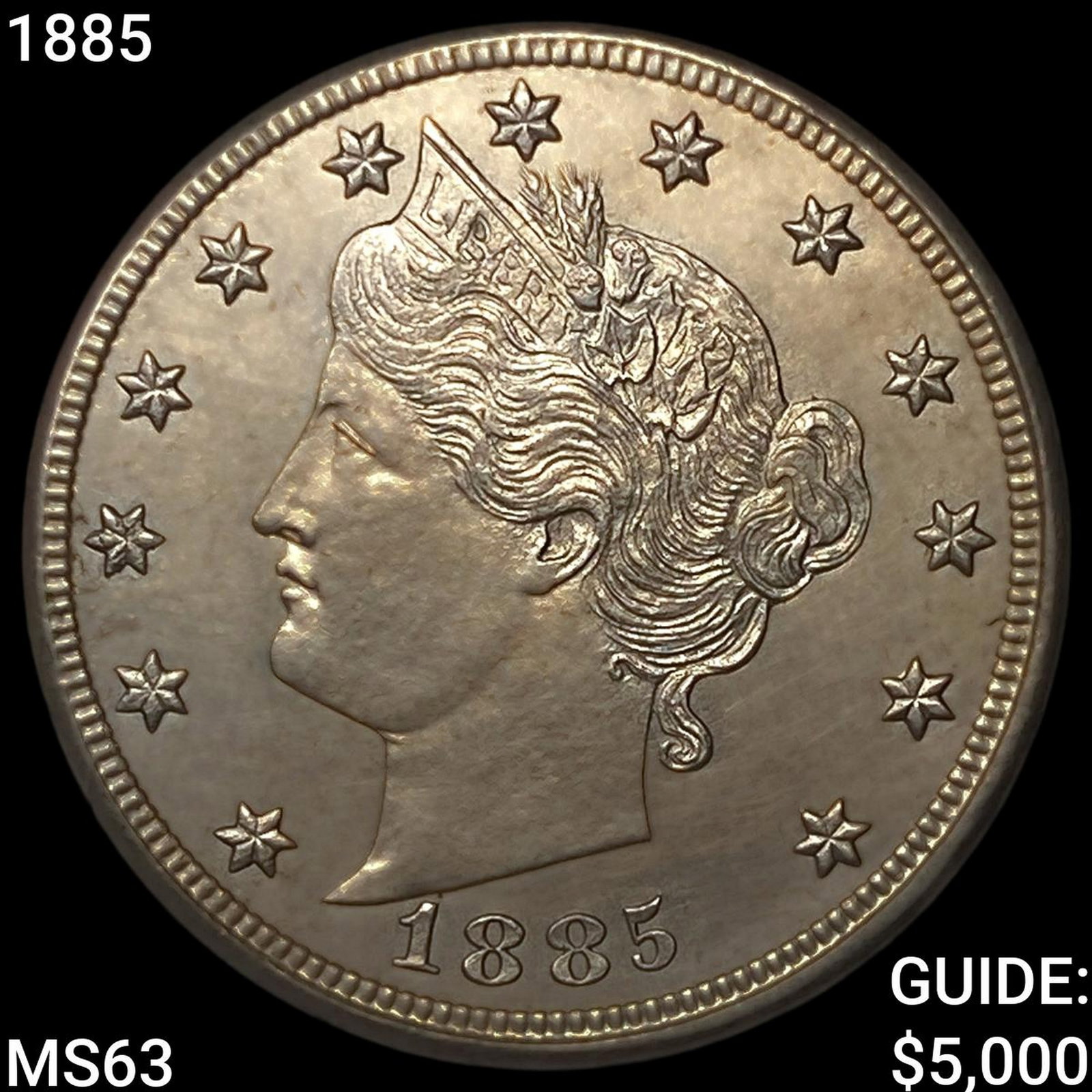 1885 Liberty Victory Nickel: 1885 Liberty Victory Nickel