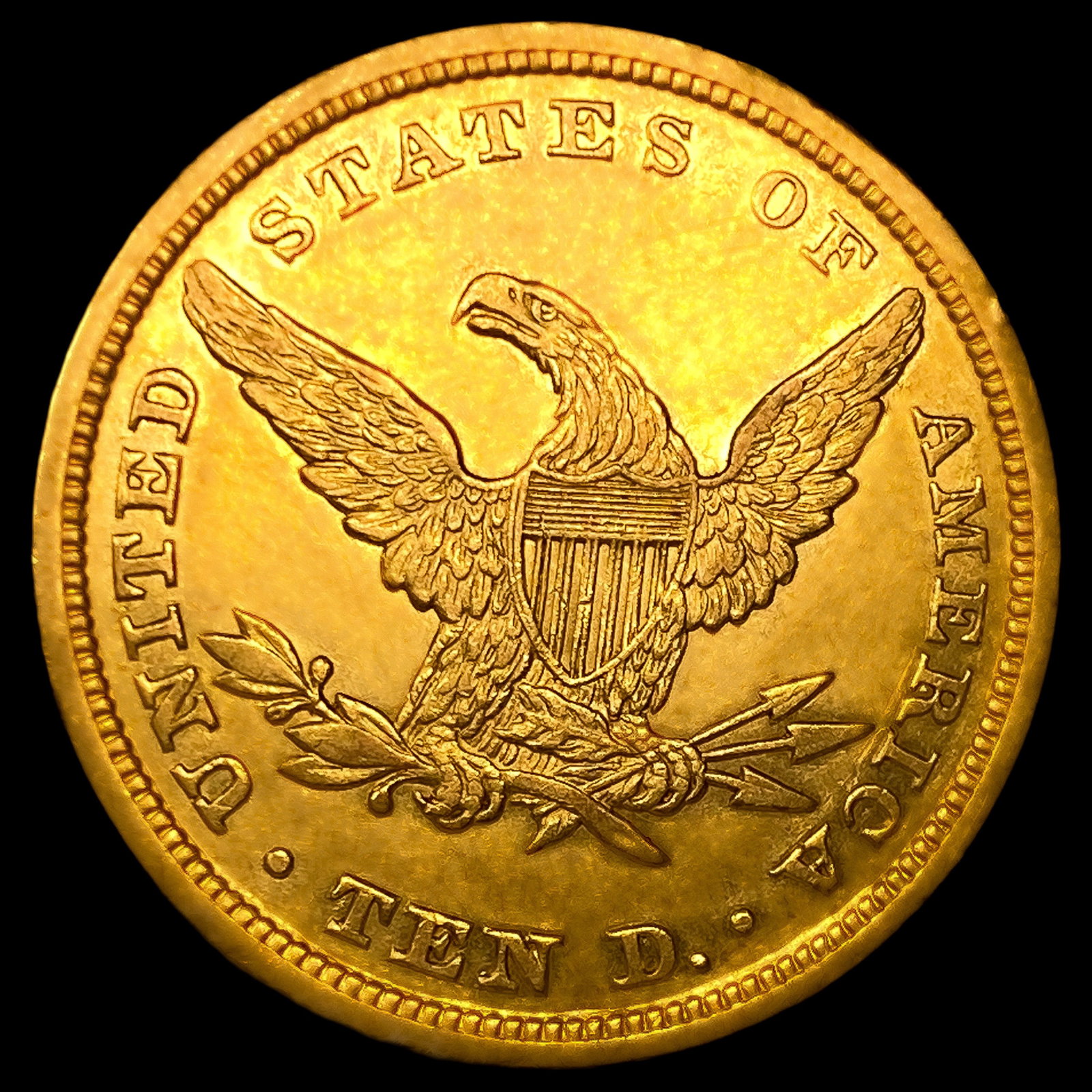 1841 $10 Gold Eagle UNCIRCULATED - 2