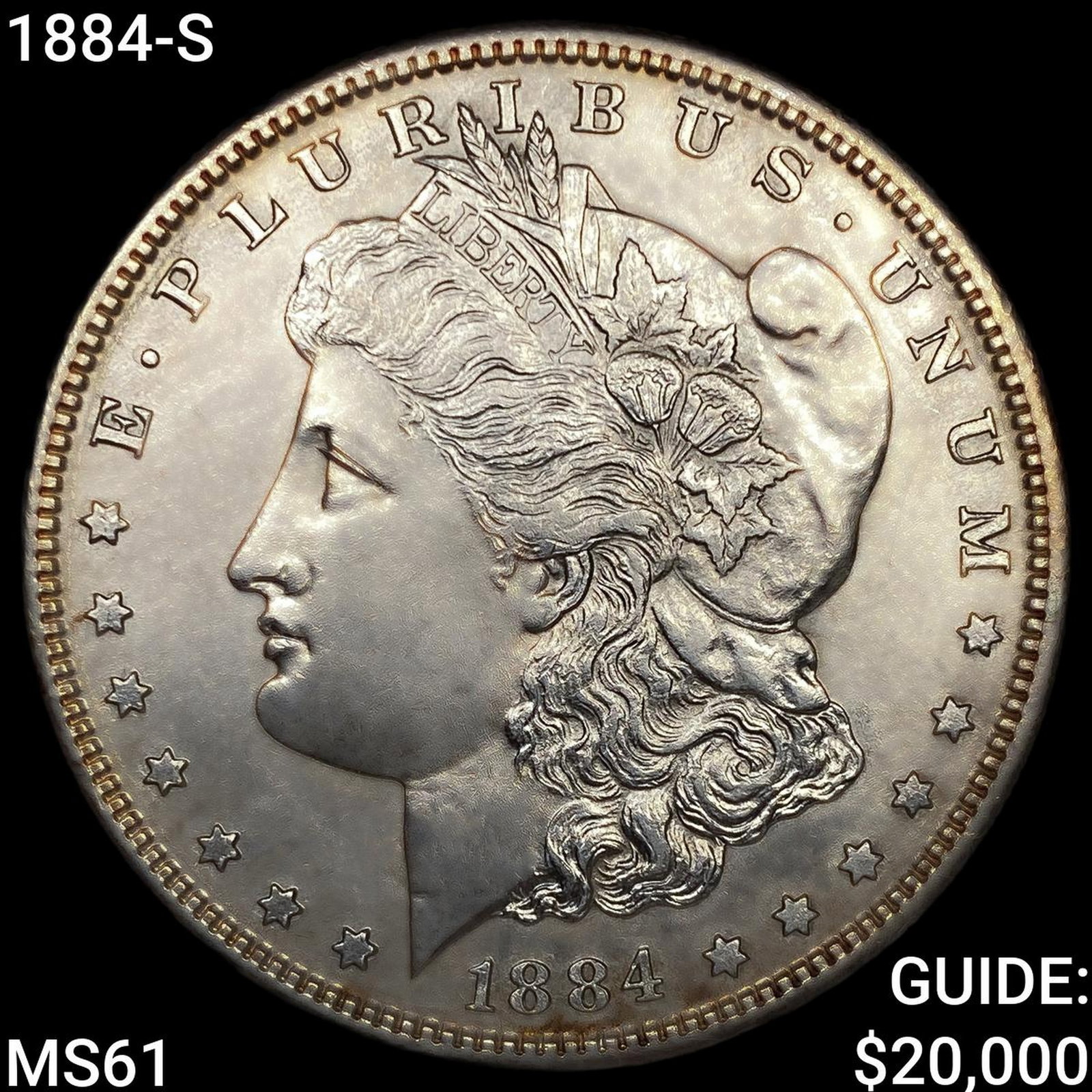 1884-S Morgan Silver Dollar: 1884-S Morgan Silver Dollar