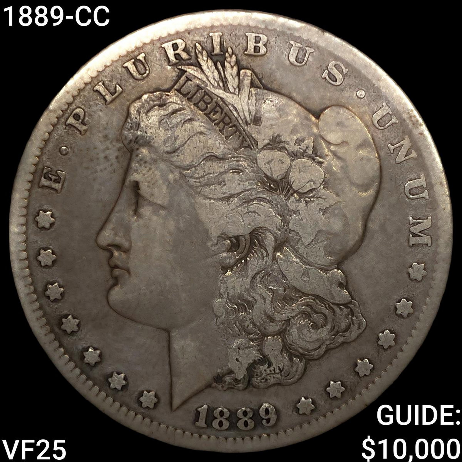 1889-CC Morgan Silver Dollar: 1889-CC Morgan Silver Dollar