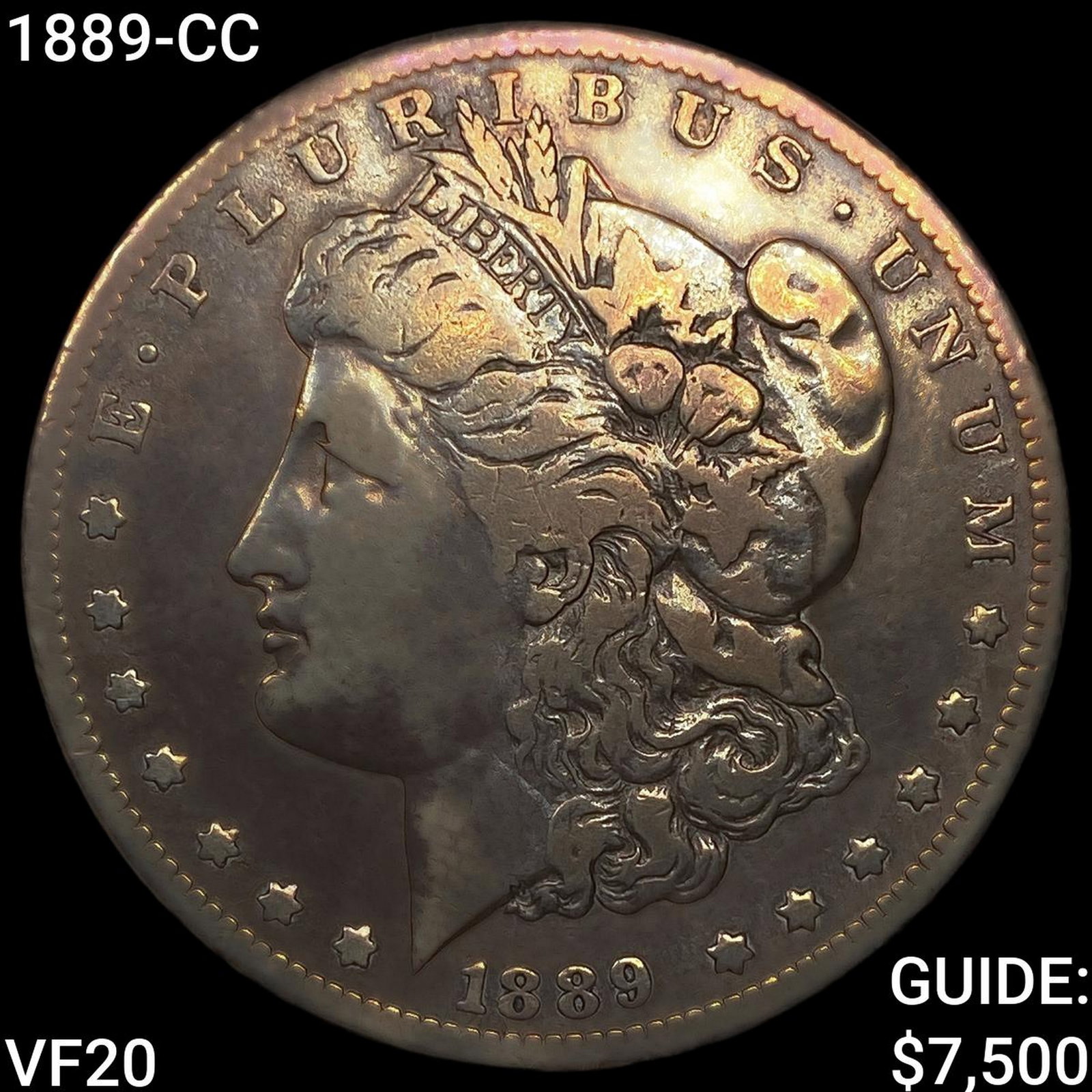 1889-CC Morgan Silver Dollar: 1889-CC Morgan Silver Dollar