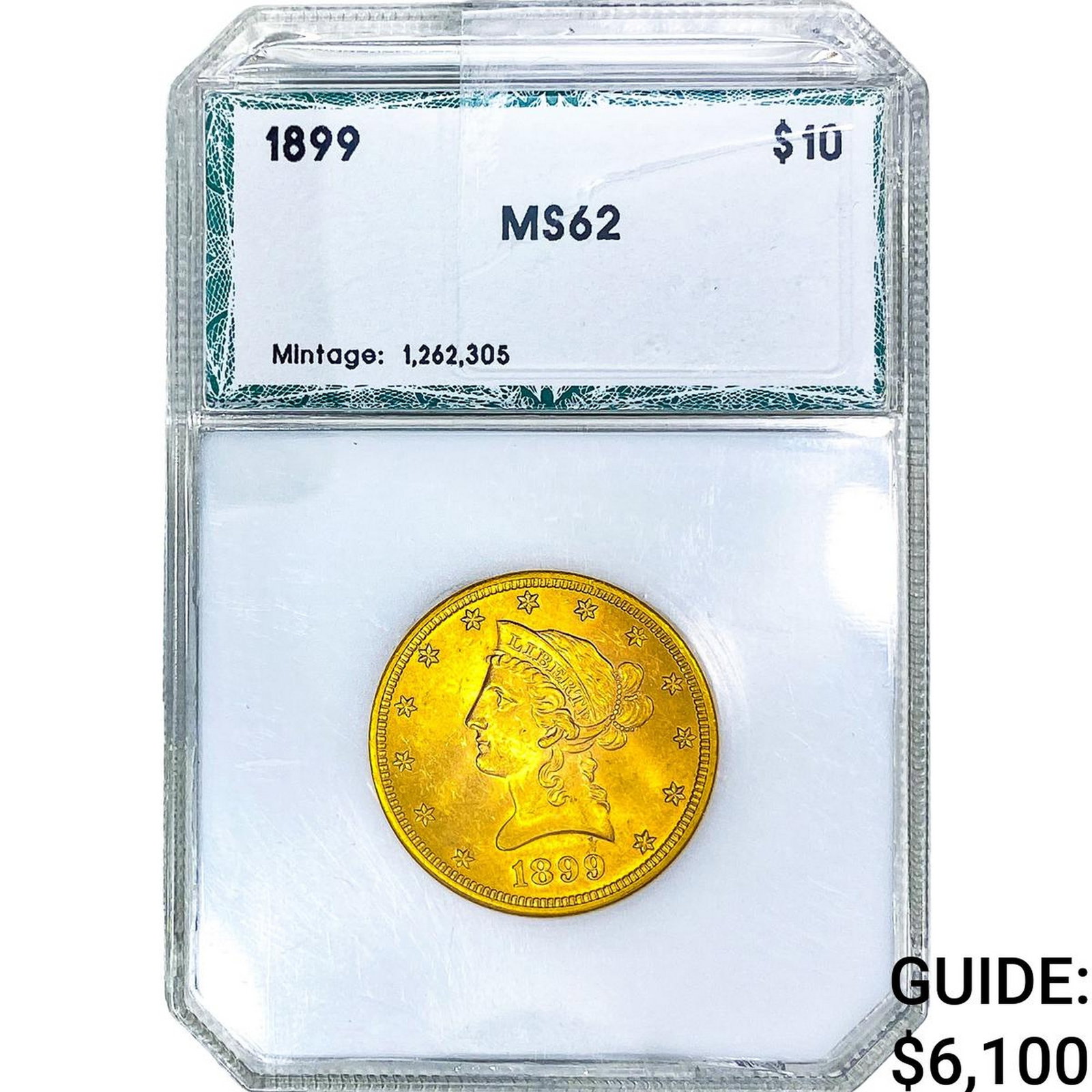 1899 $10 Gold Eagle PCI MS62 (1 of 4)