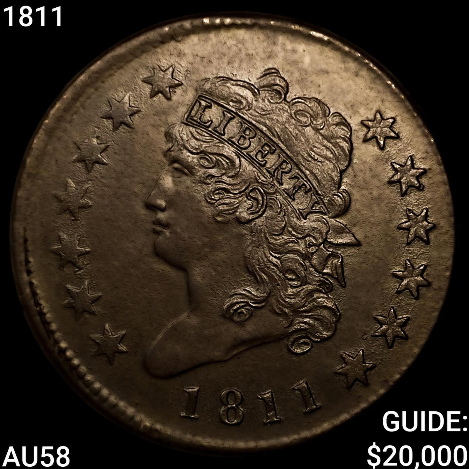 1811 Classic Head Large Cent: 1811 Classic Head Large Cent