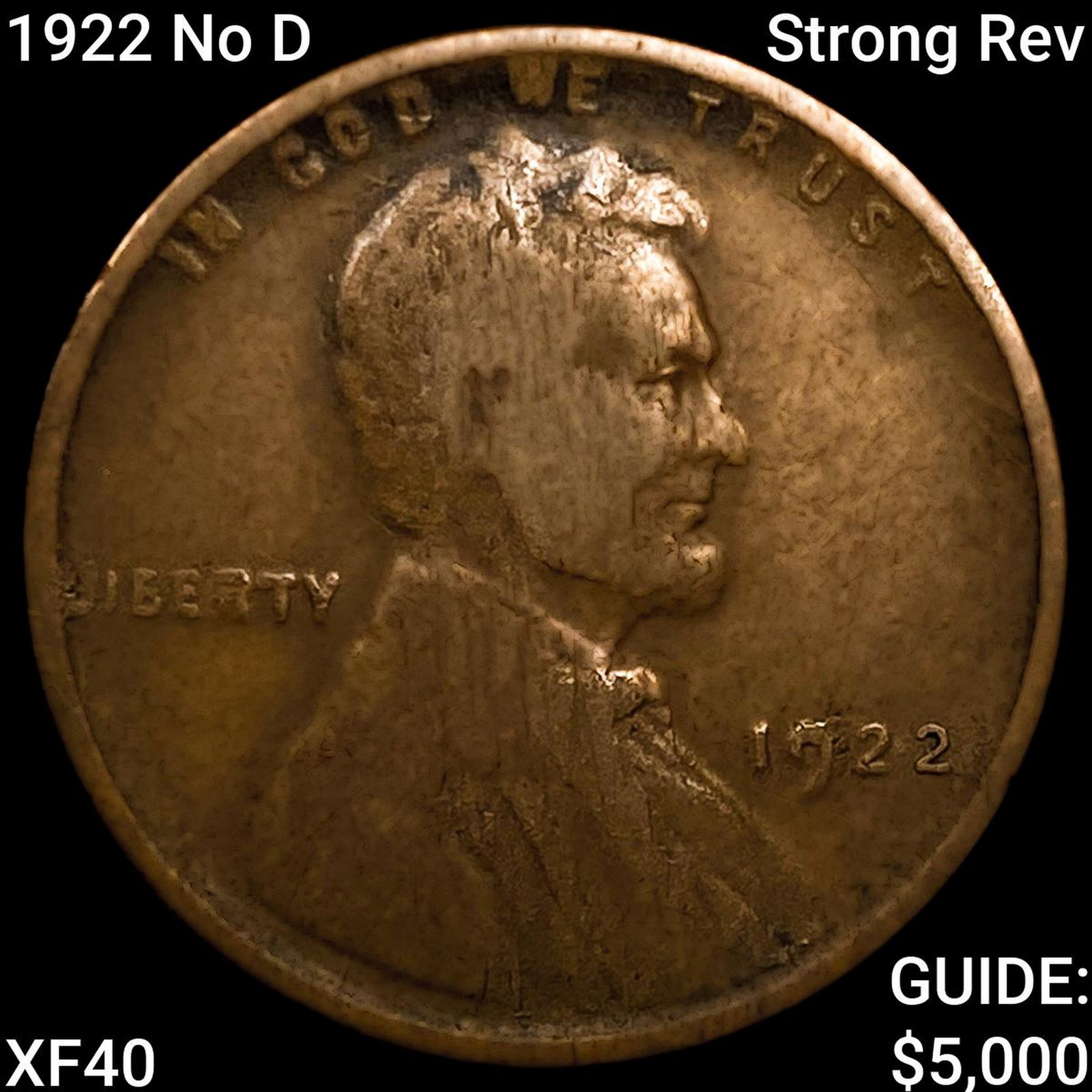 1922 No D Strong Rev Wheat Cent: 1922 No D Strong Rev Wheat Cent
