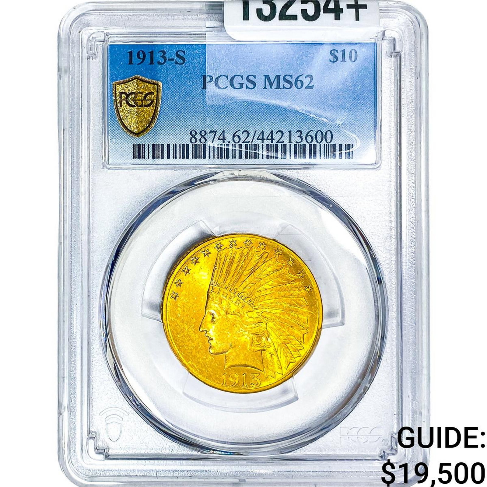 1913-S $10 Gold Eagle PCGS MS62 (1 of 4)