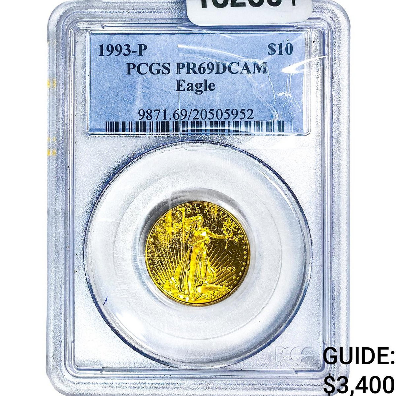 1993-P $10 1/4oz Gold Eagle PCGS PR69 DCAM (1 of 4)