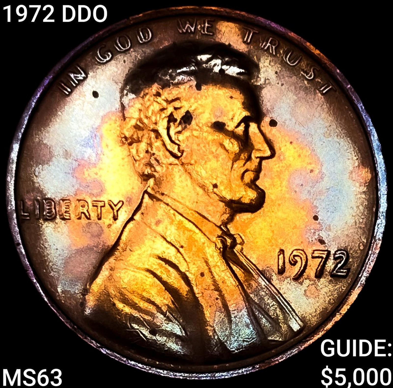 1972 DDO Lincoln Memorial Cent: 1972 DDO Lincoln Memorial Cent