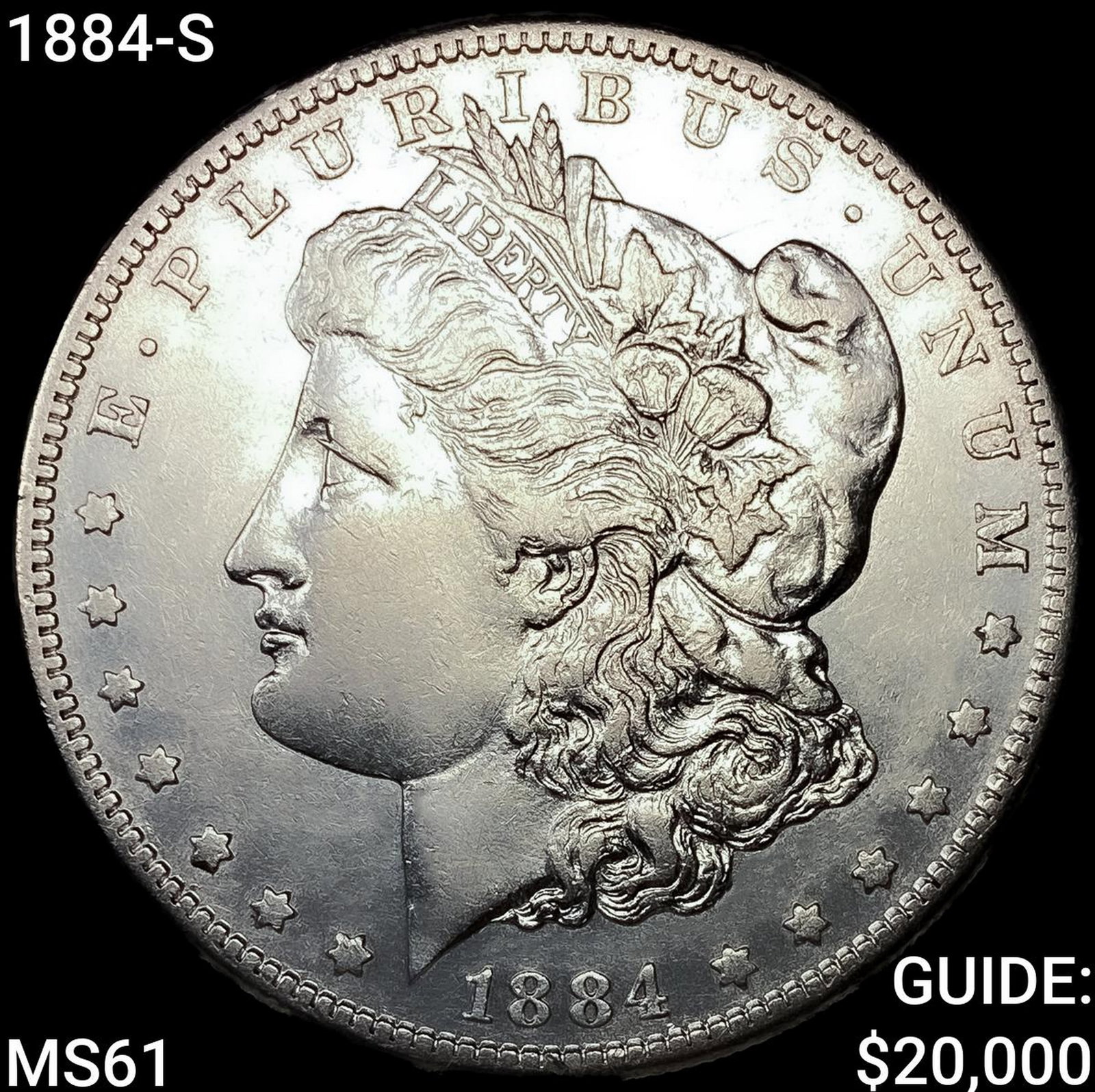 1884-S Morgan Silver Dollar (1 of 2)