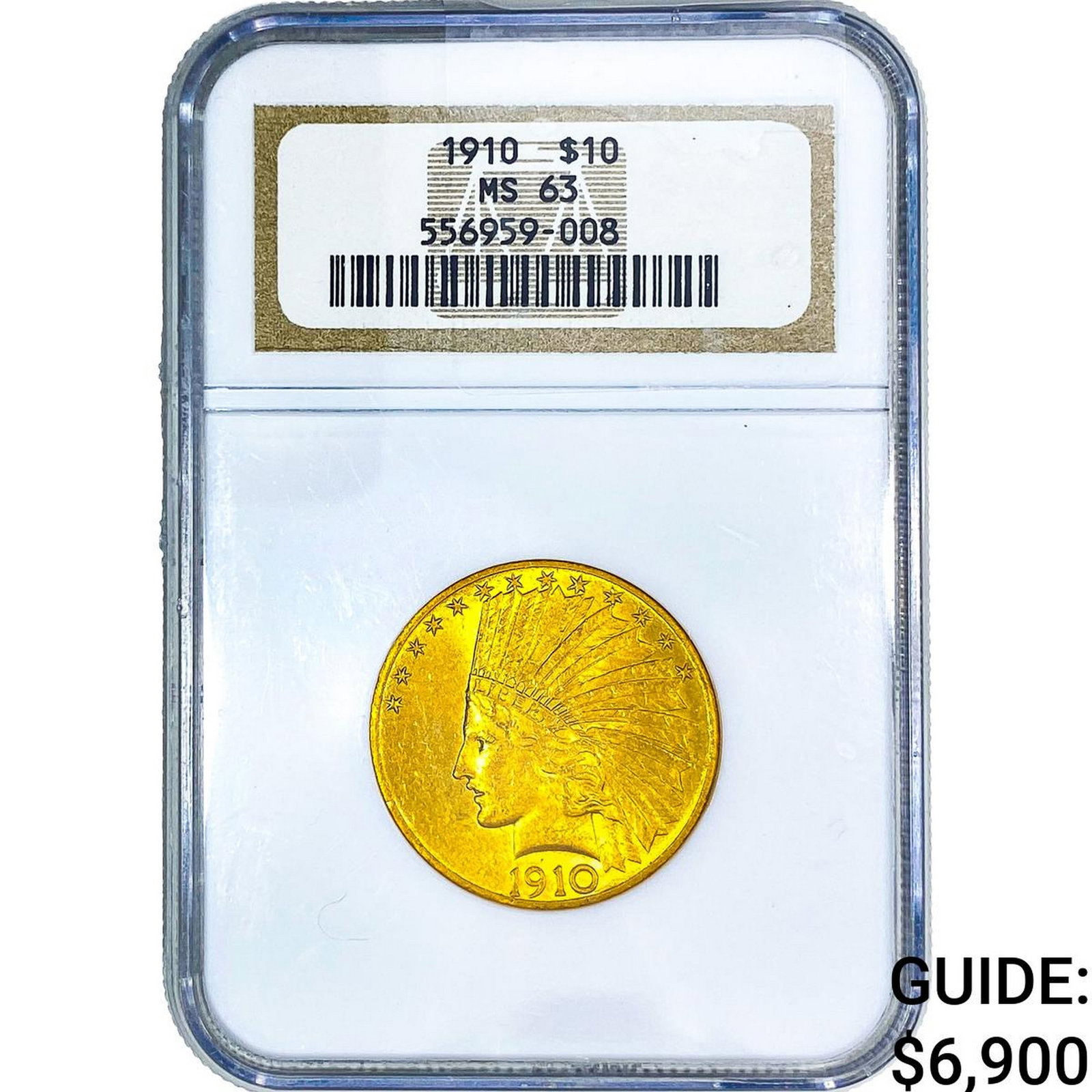 1910 $10 Gold Eagle NGC MS63 (1 of 4)