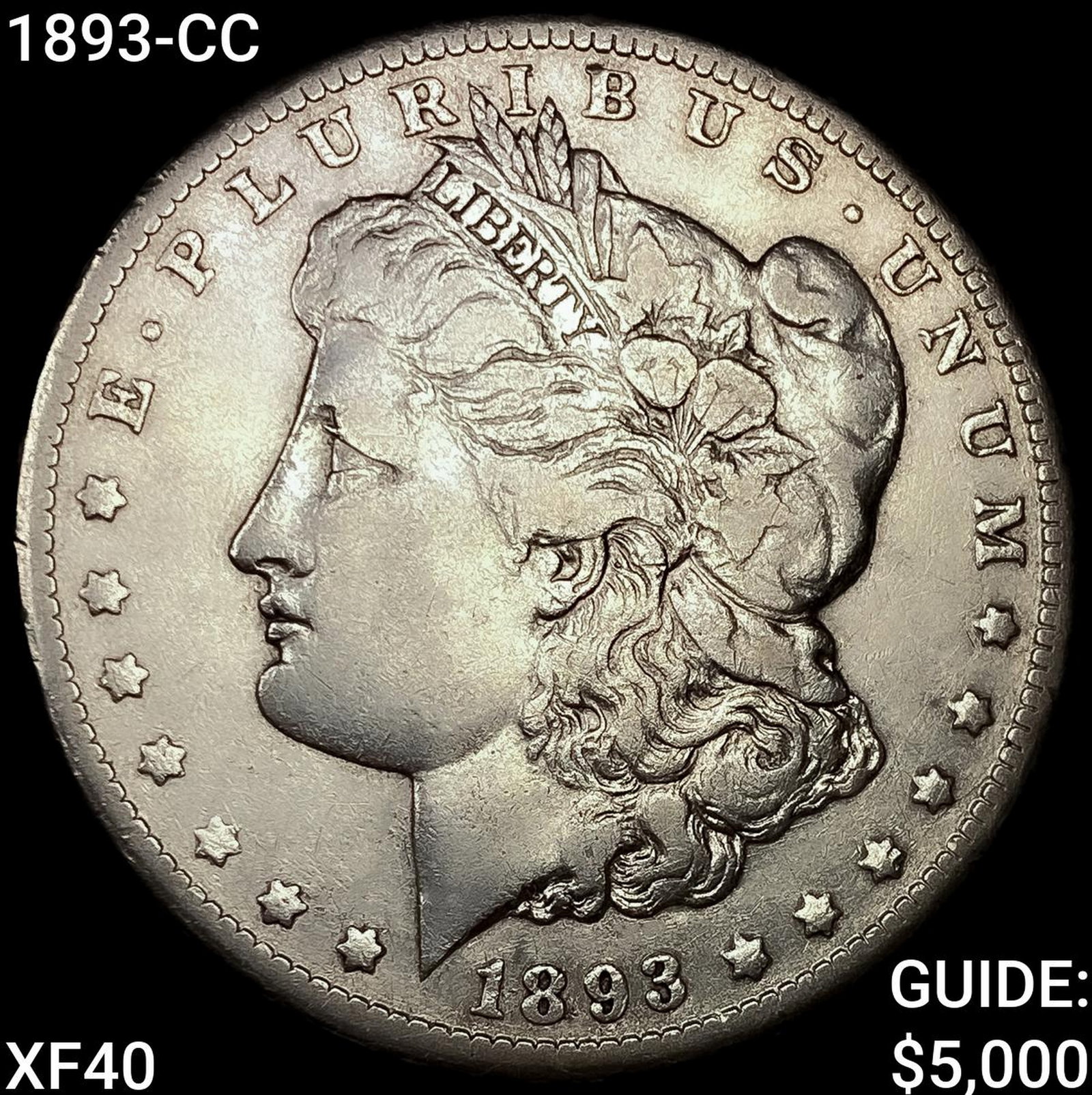 1893-CC Morgan Silver Dollar: 1893-CC Morgan Silver Dollar