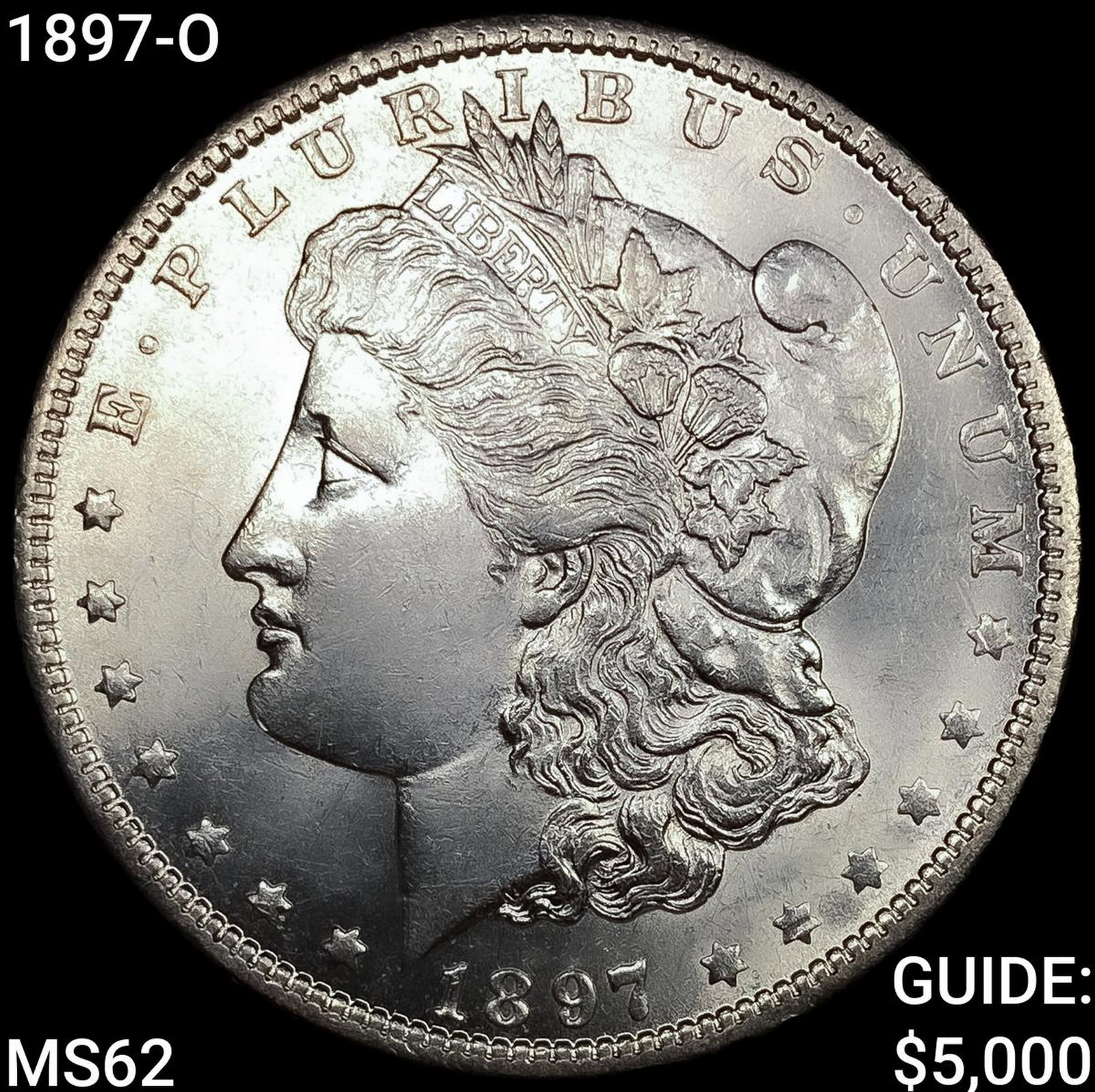 1897-O Morgan Silver Dollar: 1897-O Morgan Silver Dollar